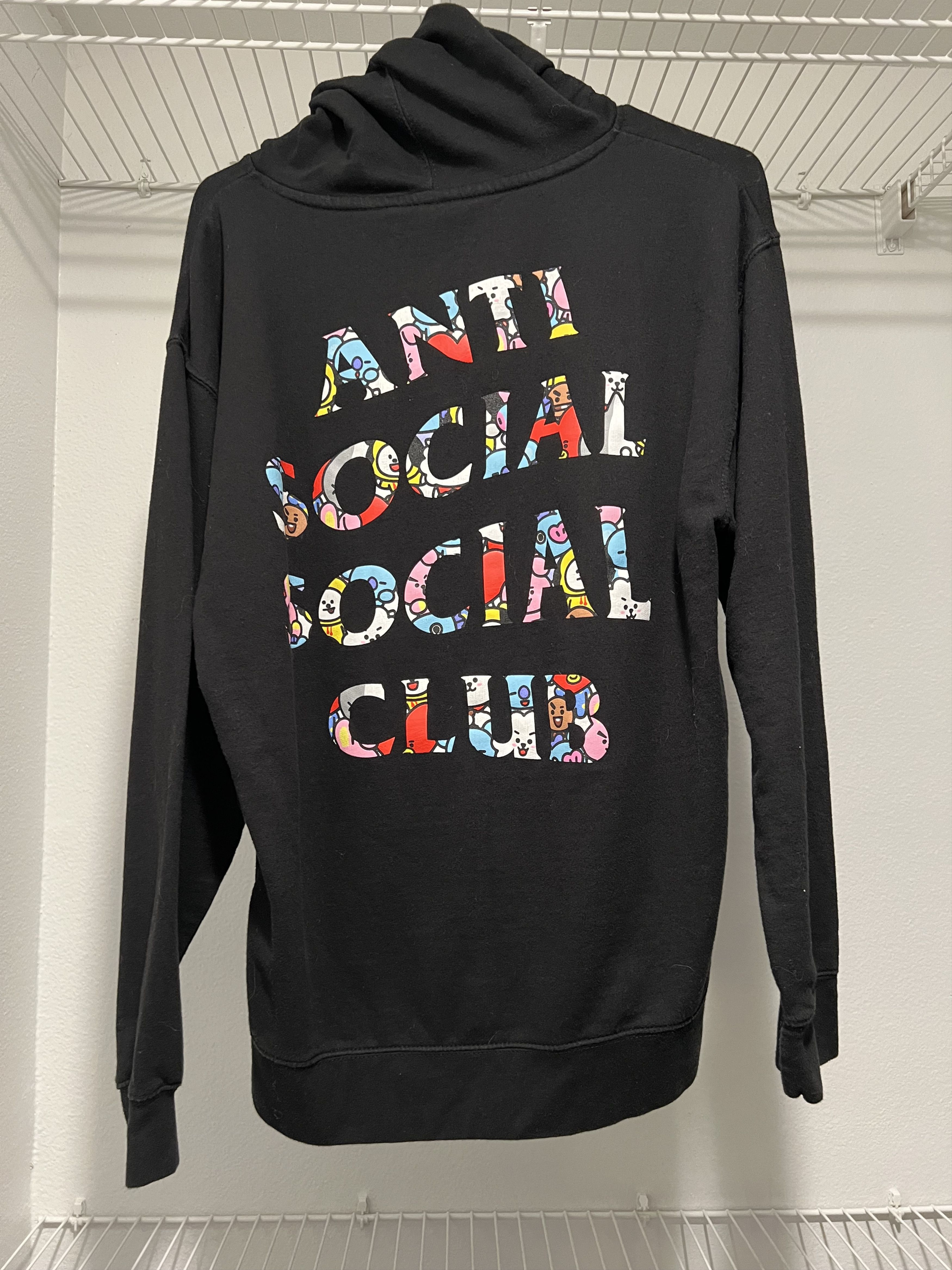 Anti Social Social Club ANTI SOCIAL SOCIAL CLUB x BT21 BTS BLENDED Hoodie Grailed