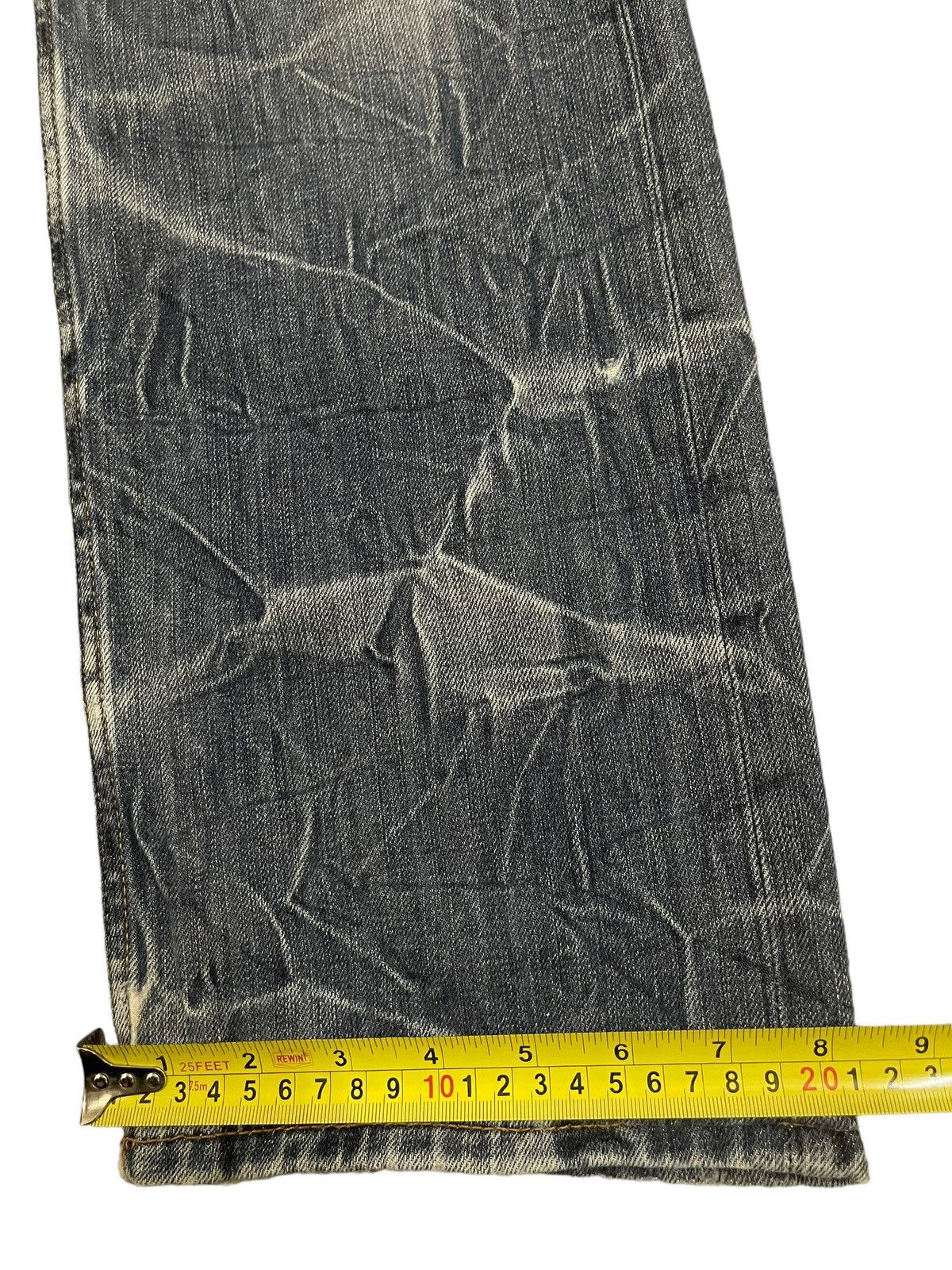 14th Addiction Vintage Japanese Brand Blue Wash Style Baggy Jeans Size US 29 - 14 Thumbnail