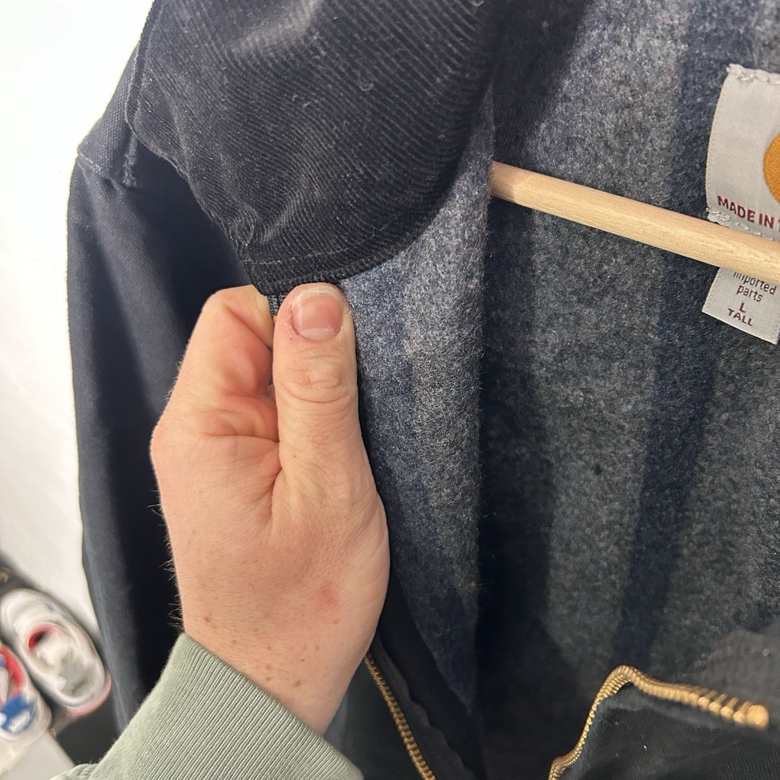 Carhartt Carhartt Blanket-Lined Detroit Jacket “Black” J001-BLK Size US L / EU 52-54 / 3 - 8 Thumbnail