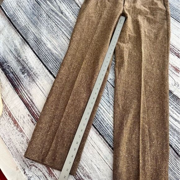 Bullock & Jones Bullock & Jones Men's Brown Textured Wool Trousers Pants Size US 34 / EU 50 - 9 Thumbnail