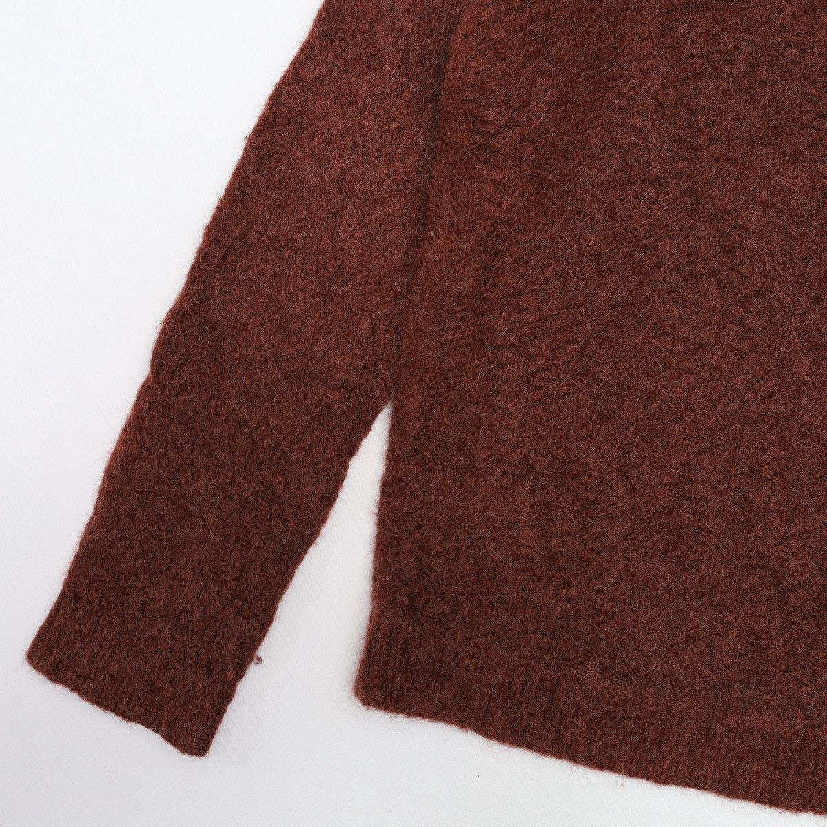 Sezane Sezane Kid Mohair Sweater Open V neck Size S / US 4 / IT 40 - 9 Thumbnail
