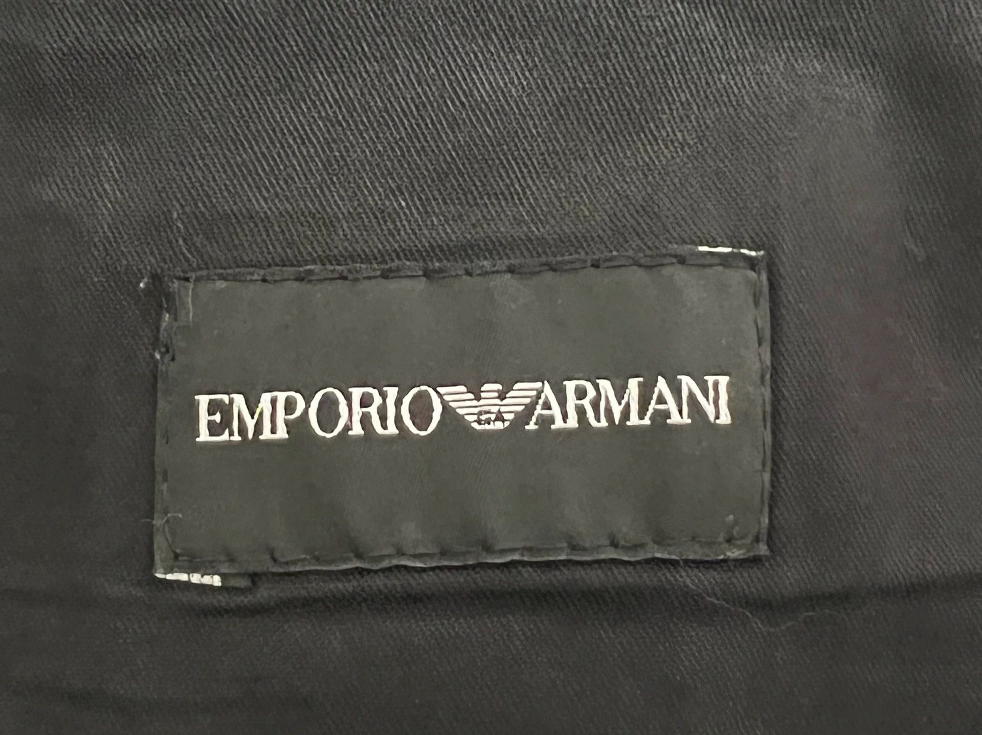 Emporio Armani Emporio Armani Suit Navy Stripe 54 (Men's) Size 54R - 7 Thumbnail