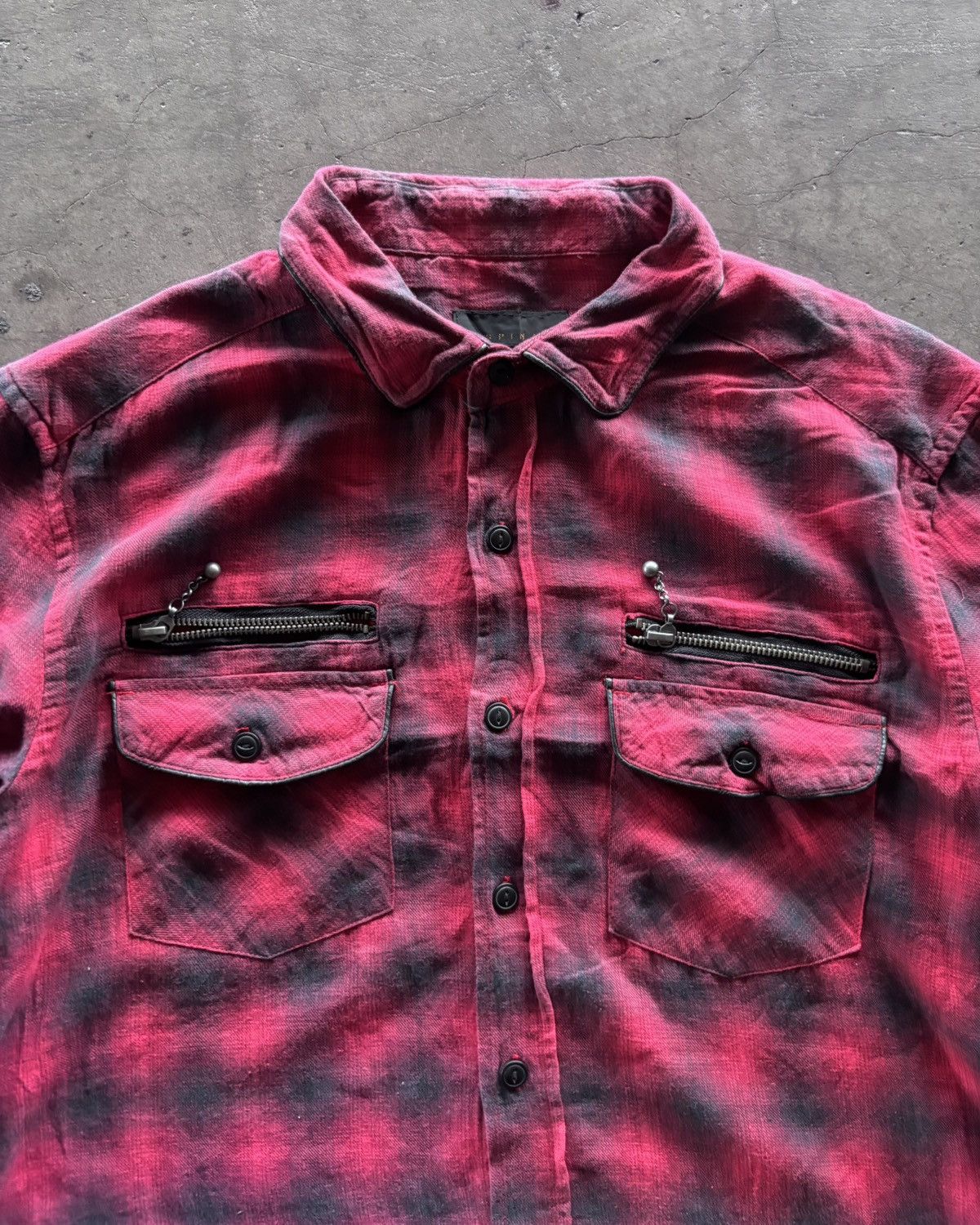 Japanese Brand × KMRii × Kapital Spinash Veterano Red Button Up Shirt Size US M / EU 48-50 / 2 - 2 Thumbnail