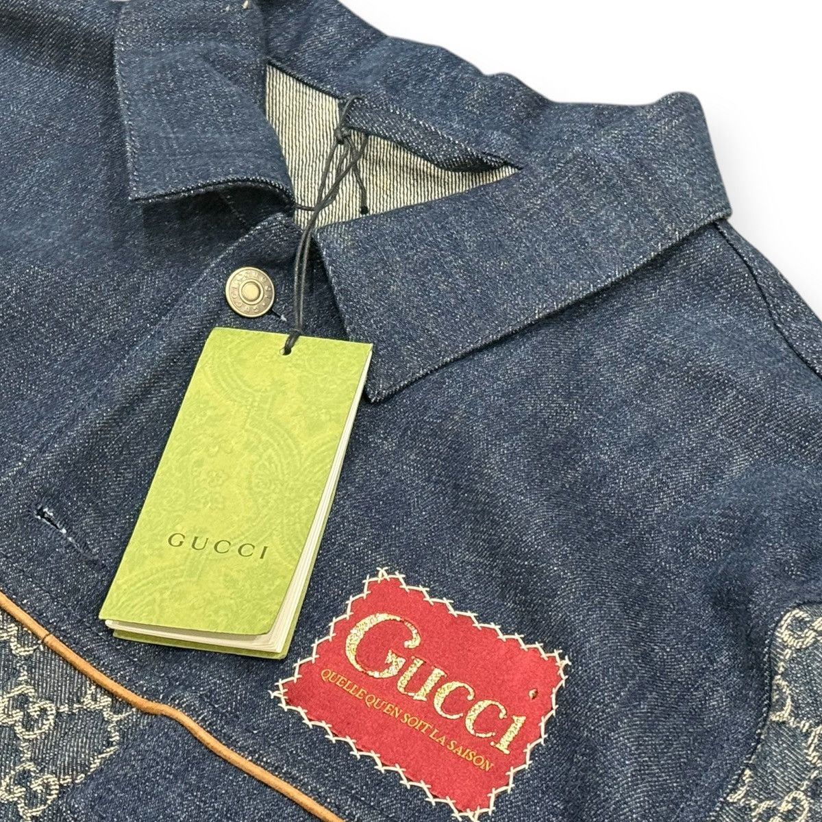 Gucci Brand New Gucci Denim full print jacket Size US M / EU 48-50 / 2 - 5 Thumbnail