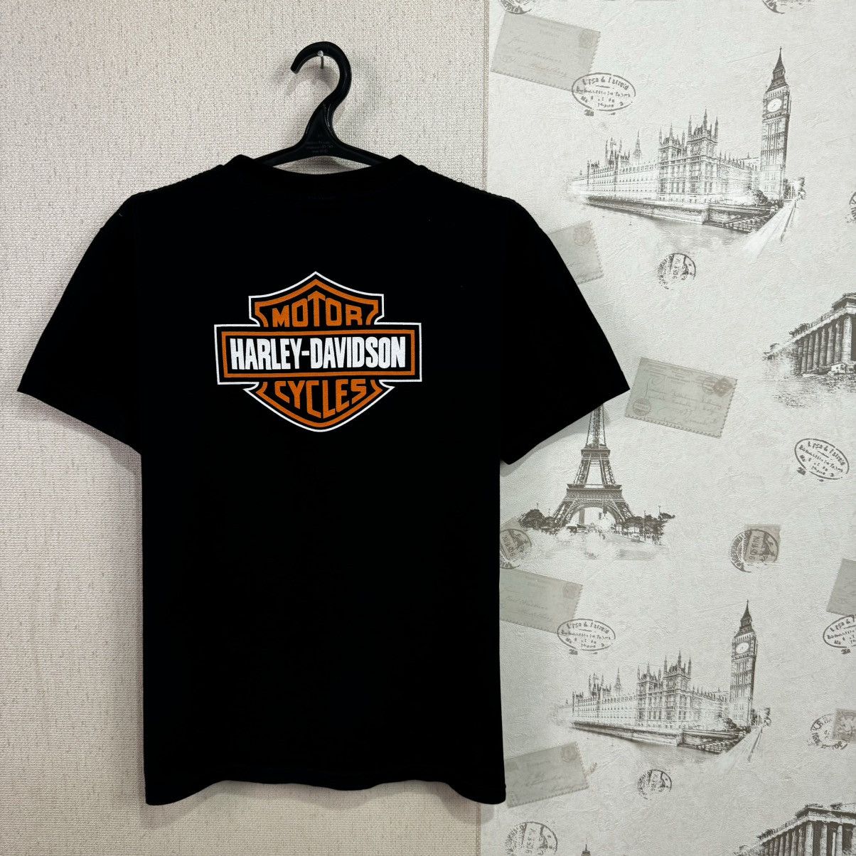 Harley Davidson × Vintage Vintage Harley Davidson T shirt Fire Wings USA Biker L Size US L / EU 52-54 / 3 - 11 Thumbnail