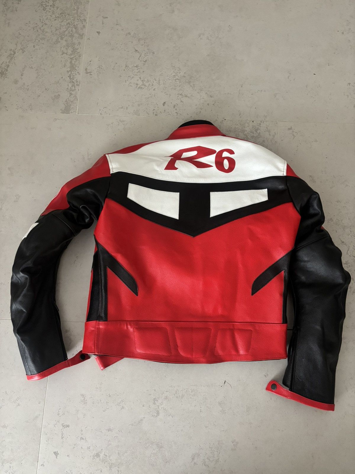Yamaha Red/blk/wht leather yamaha racing jacket Size US M / EU 48-50 / 2 - 2 Thumbnail