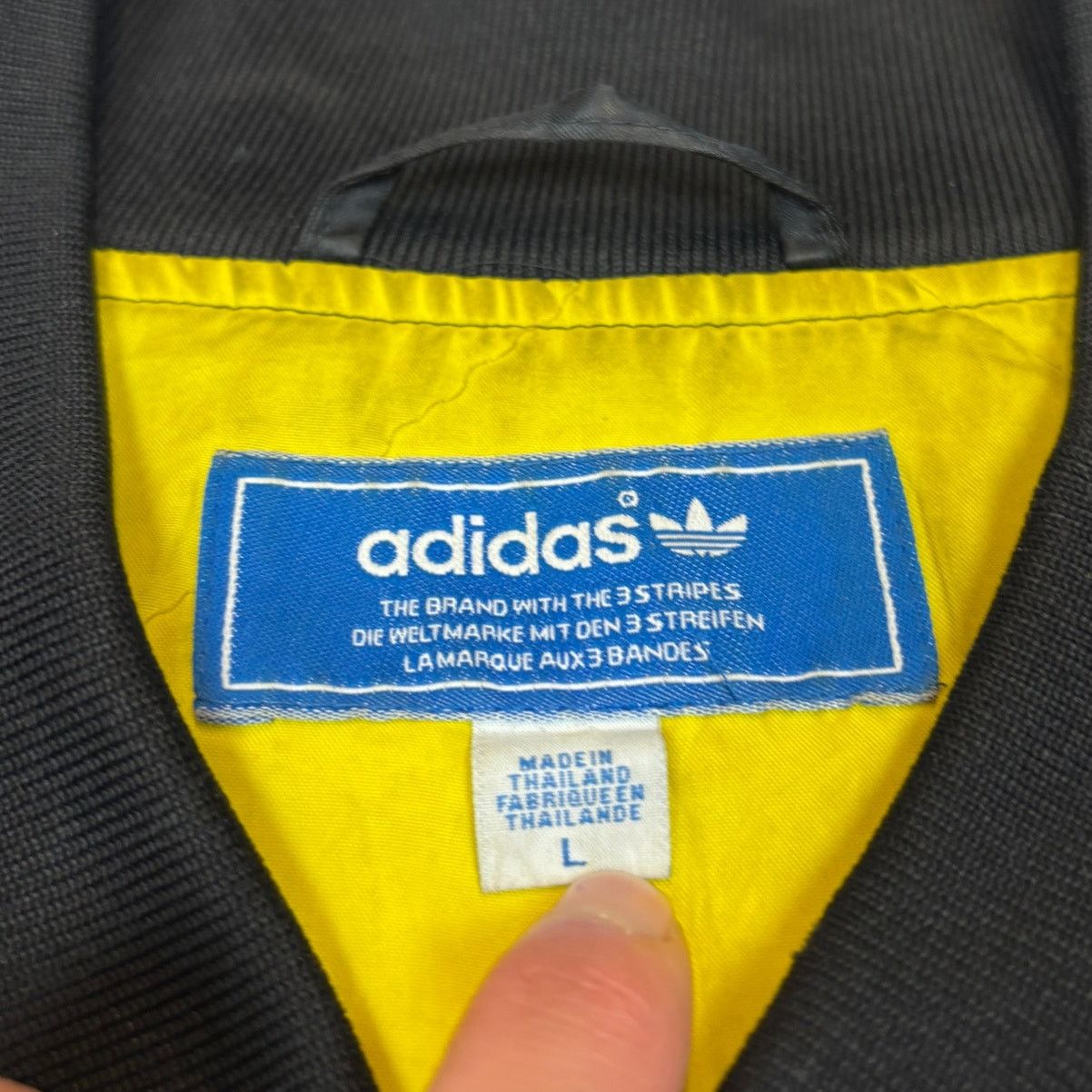 Adidas Adidas Def Jam Records Bomber Men's Large Satin Jacket Size US L / EU 52-54 / 3 - 4 Thumbnail