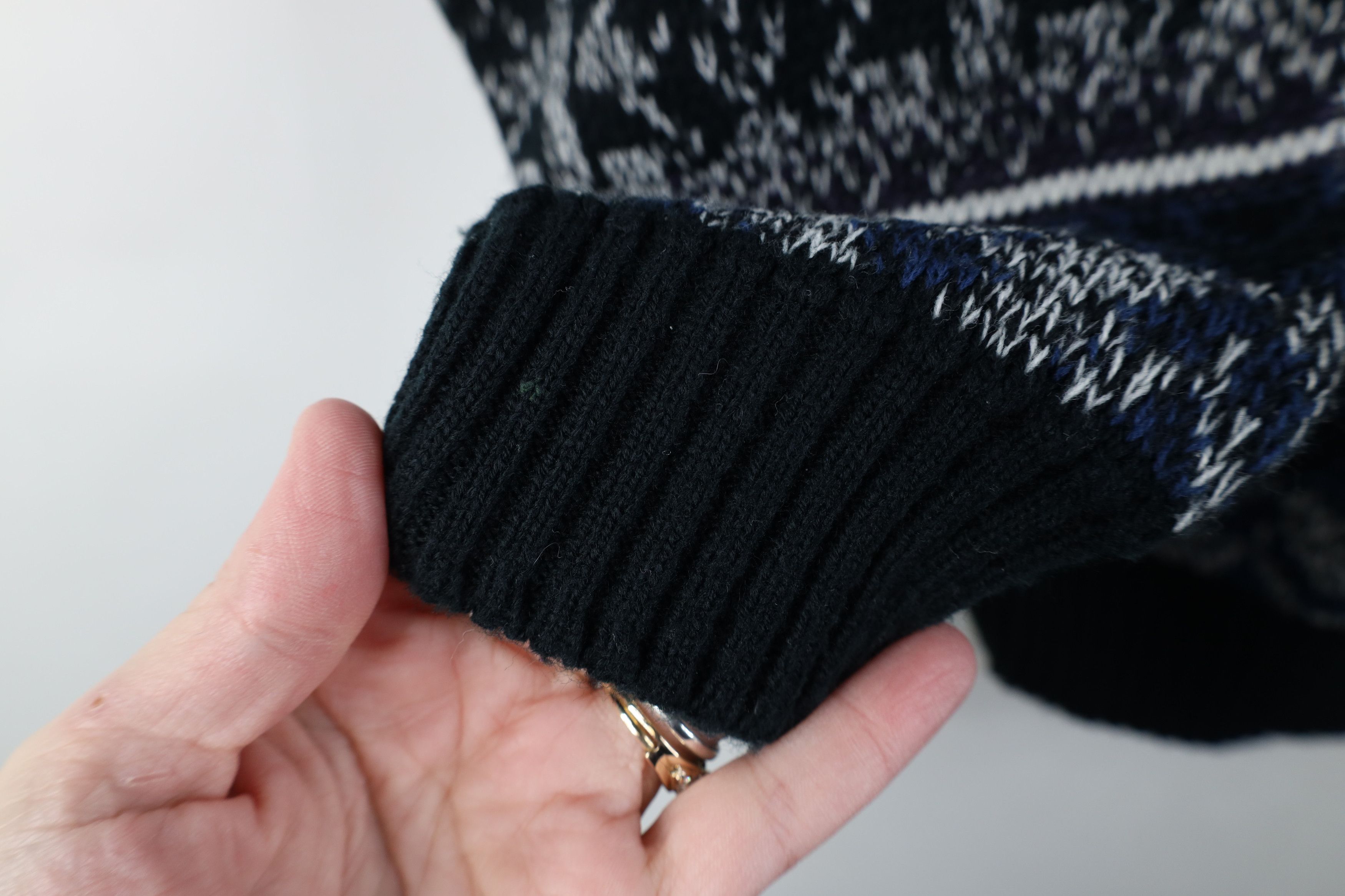 Vintage Vintage 90s Streetwear Geometric Knit Crewneck Sweater Size XL / US 12-14 / IT 48-50 - 4 Thumbnail