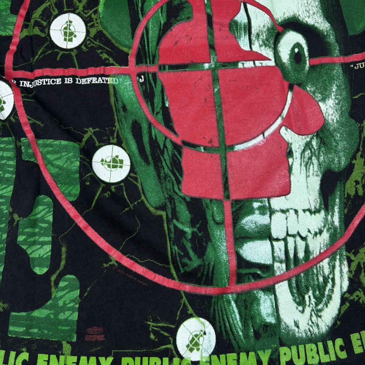 Public Enemy Original vintage Public Enemy - Justice evolves Ovp 1992 Size US L / EU 52-54 / 3 - 7 Thumbnail
