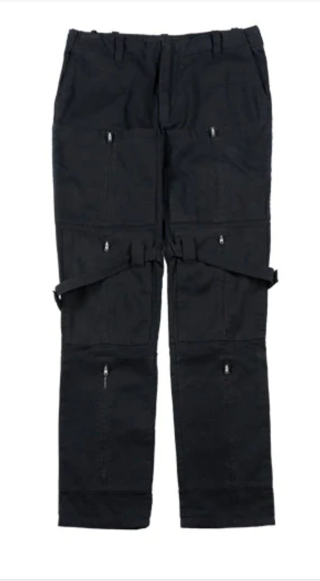 Helmut Lang AW 1999 Bondage pants with zipper Pockets and straps Size US 33 - 10 Thumbnail