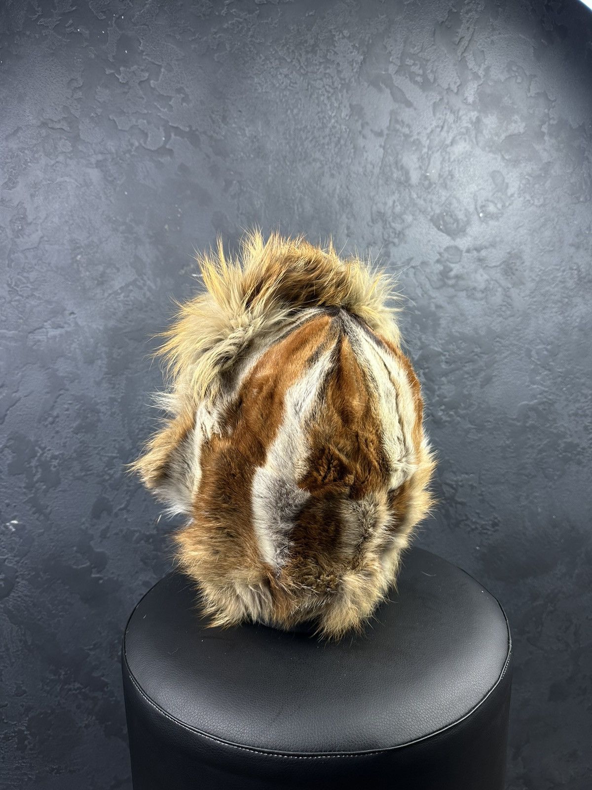 Hysteric Glamour × Japanese Brand Y2K Style Mohair Fuzzy Ushanka Hat Faux Fur Distressed 90s Size ONE SIZE - 3 Thumbnail