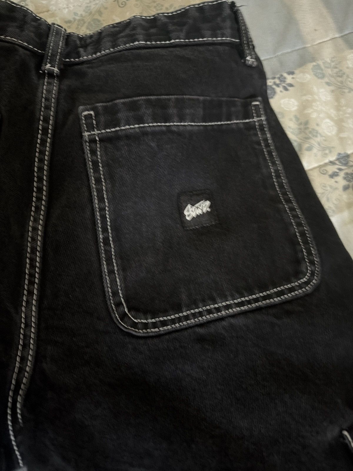 Pull & Bear Black denim pants Size US 26 / EU 42 - 2 Thumbnail
