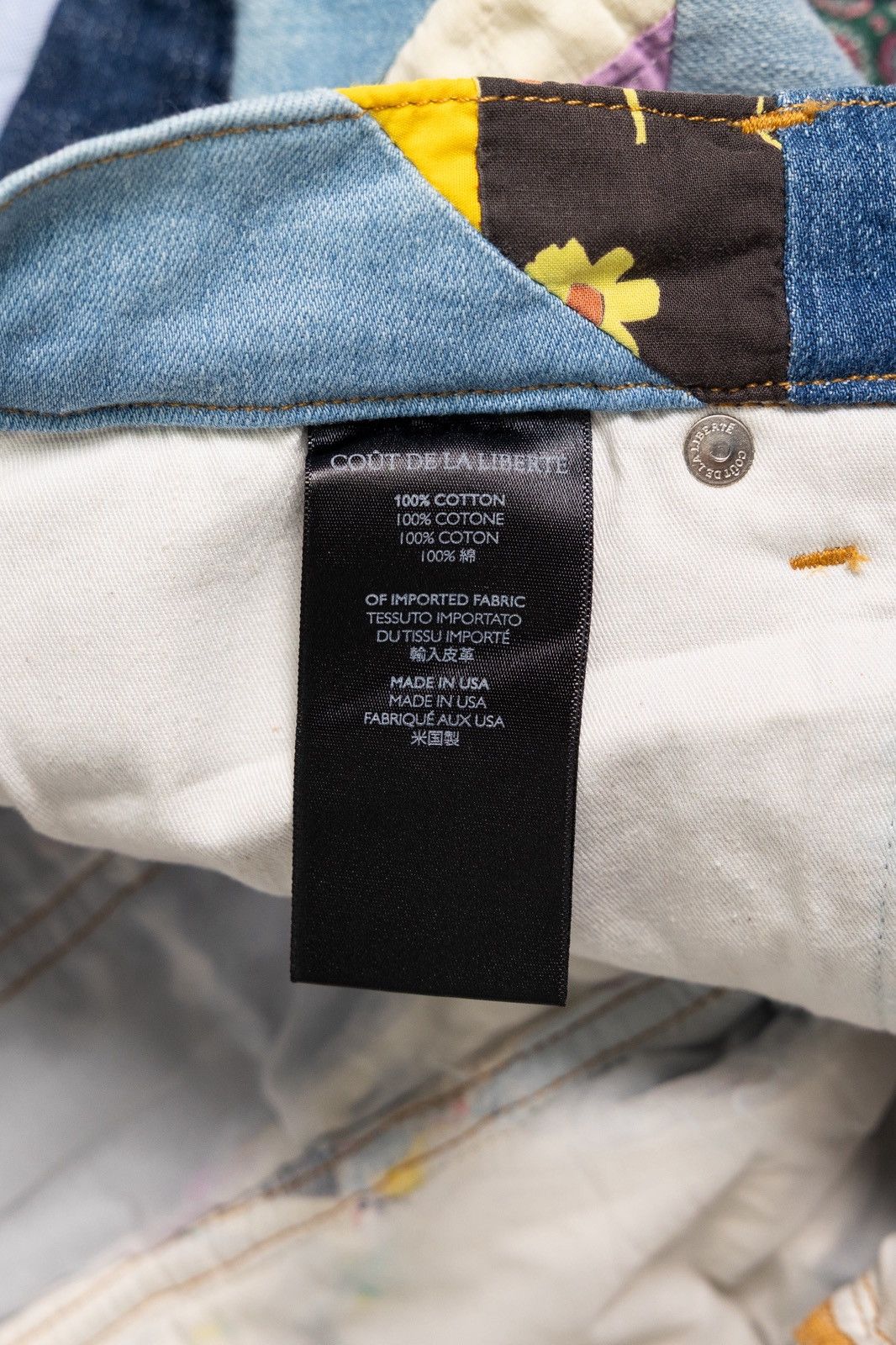 Cout de la Liberte Cout De La Liberte Patchwork Denim Size US 30 / EU 46 - 7 Thumbnail
