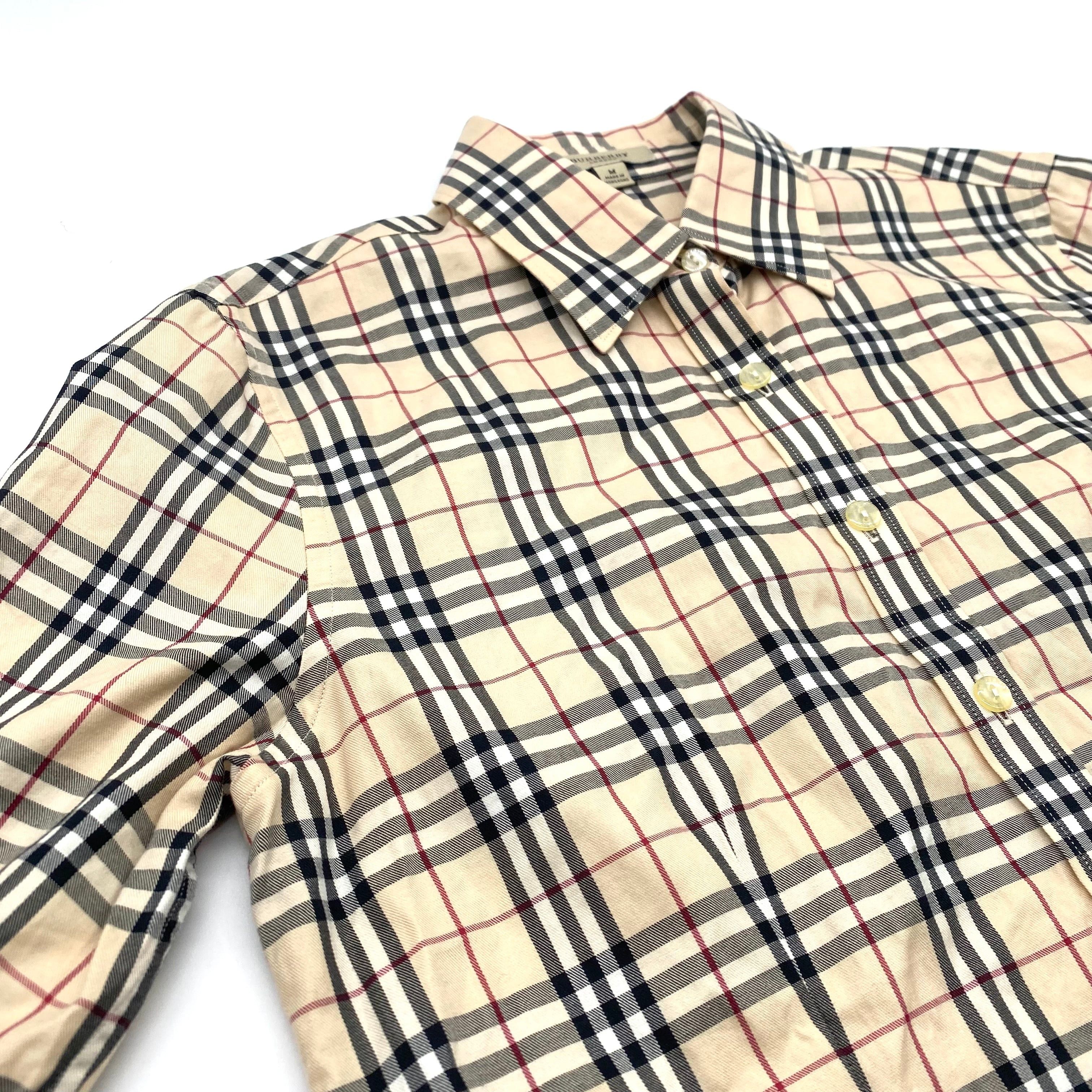 Burberry Burberry Long Sleeve Shirts Nova Check Plaid Size M / US 6-8 / IT 42-44 - 3 Thumbnail