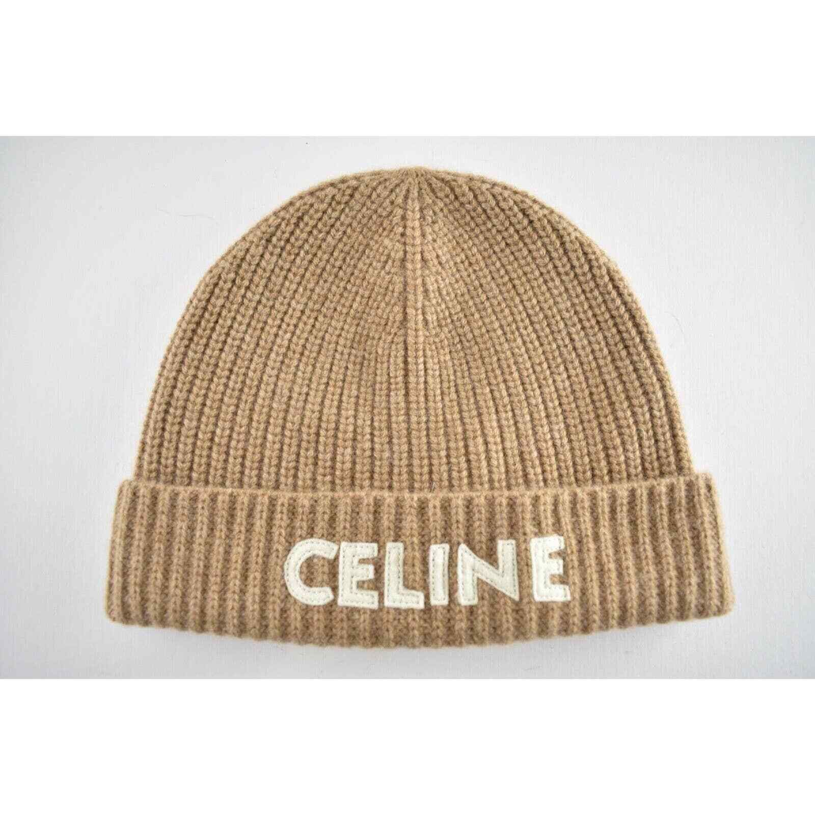 Celine Celine Paris Cashmere Knit Wool Embroidered Beanie Hat Size ONE SIZE - 5 Thumbnail