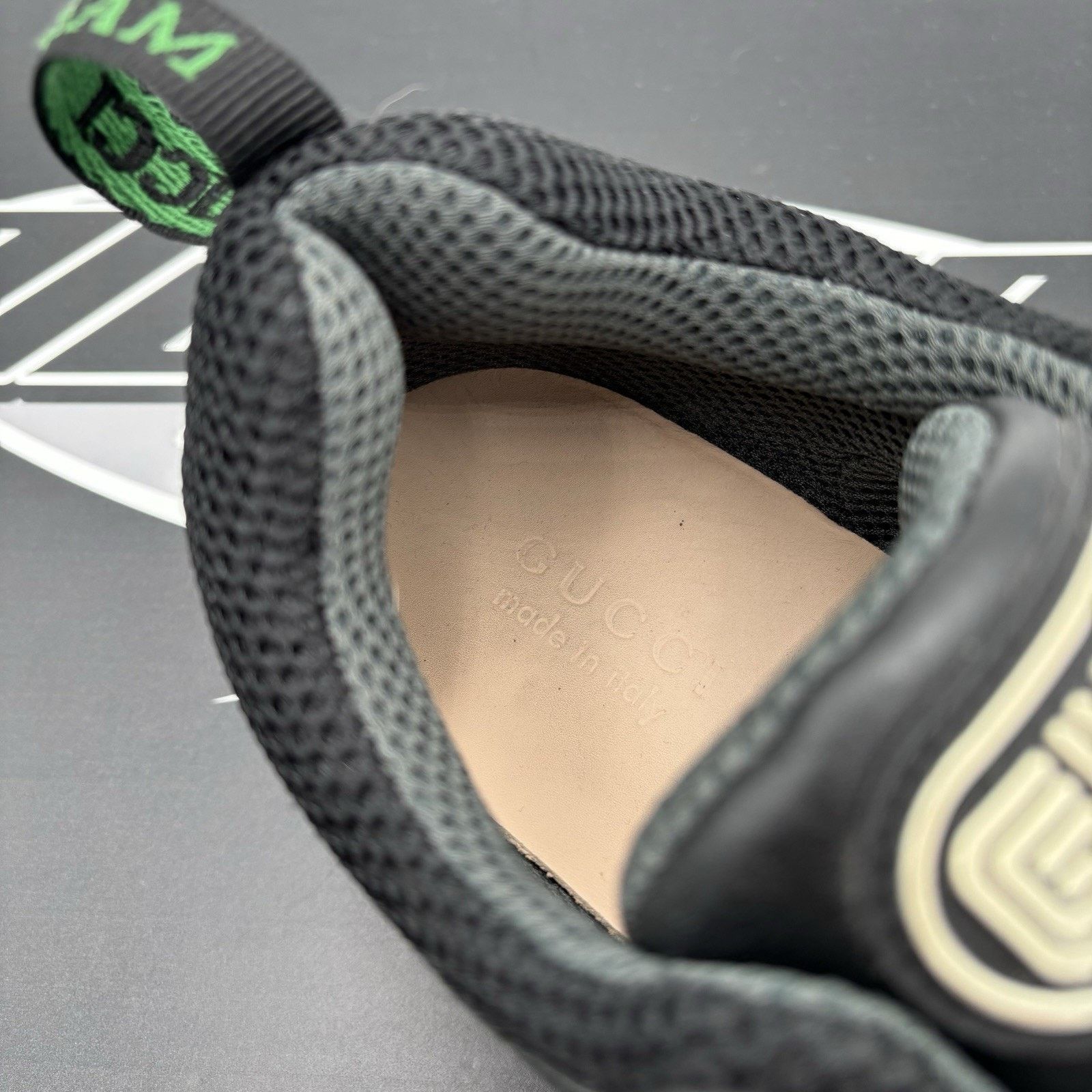 Gucci Gucci Flashtrek ' SEGA Black Leather ' | GOOD CONDITION! Size US 8.5 / EU 41-42 - 16 Thumbnail