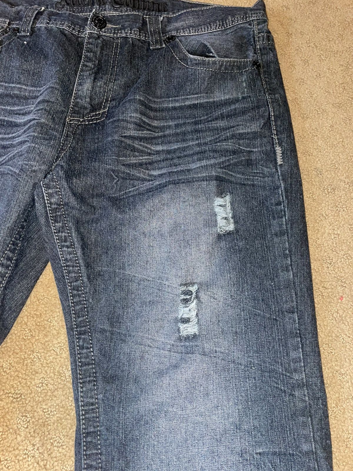 Affliction Black bootcut xtreme couture / affliction jeans Size US 36 / EU 52 - 6 Thumbnail