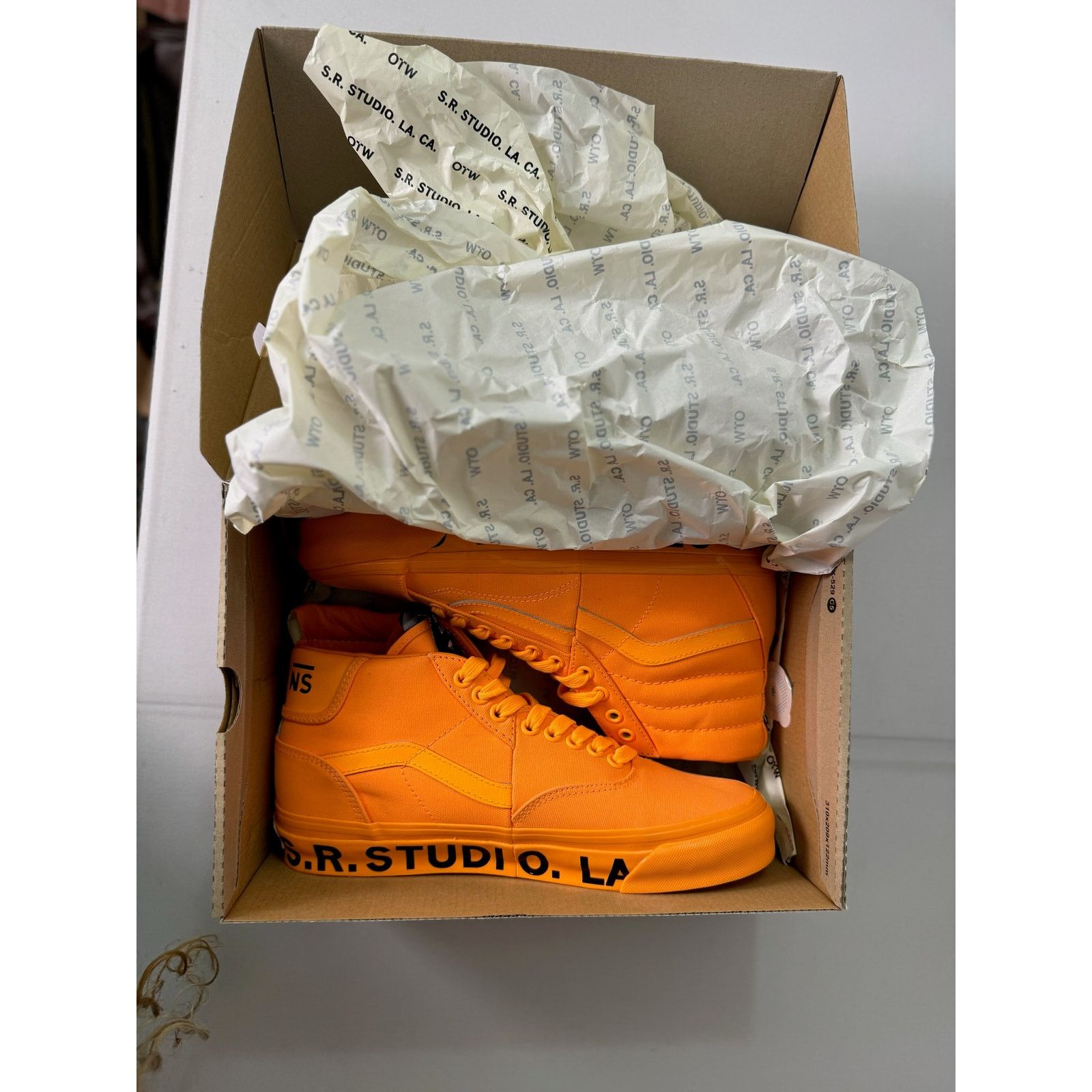 Vans NIB Vans OTW Sk8-Hi Clash the Wall SR. Studio LA. CA Orange Size US 8 / EU 41 - 14 Thumbnail