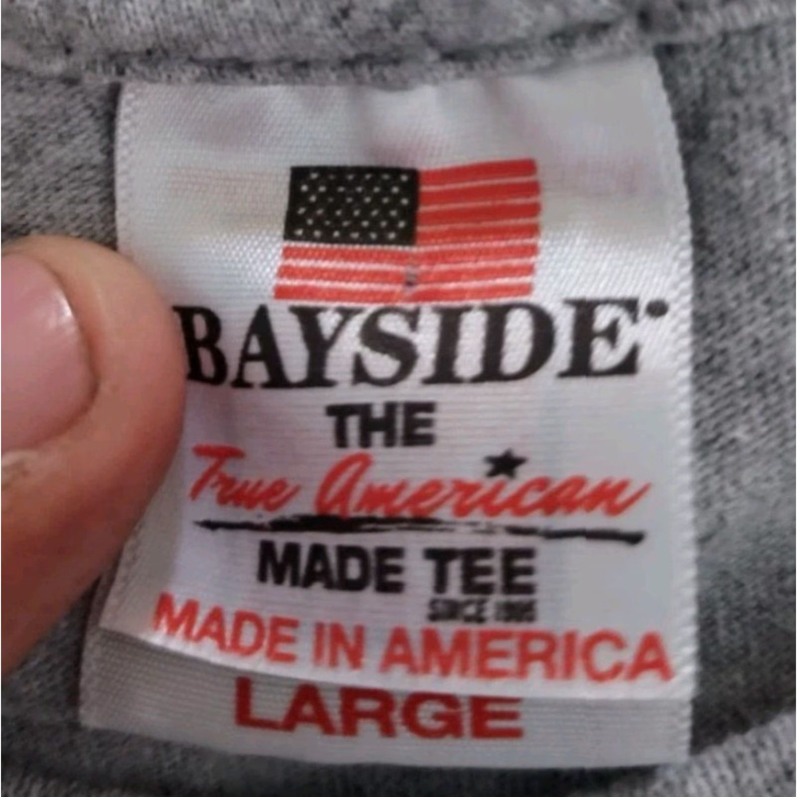 Celio VINTAGE Bayside Elio Motors T Shirt Disrupt The Status Quo LOGO/Vehicle Long Sleeve Gray 100% Cotton Men L - The True American Made Tee Size US L / EU 52-54 / 3 - 4 Thumbnail