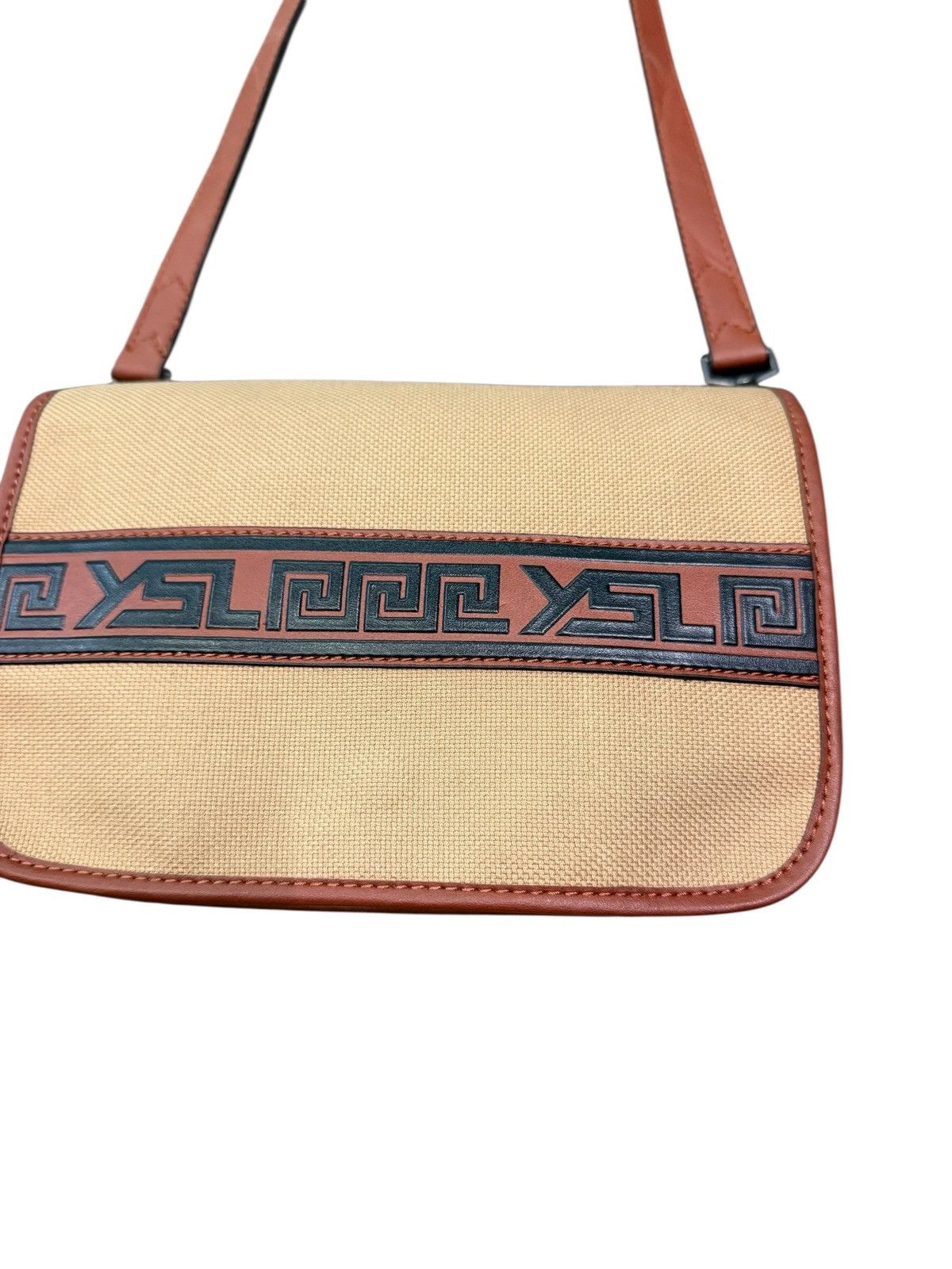 Yves Saint Laurent RARE YVES SAINT LAURENT CANVAS SHOULDER BAG Size ONE SIZE - 6 Thumbnail
