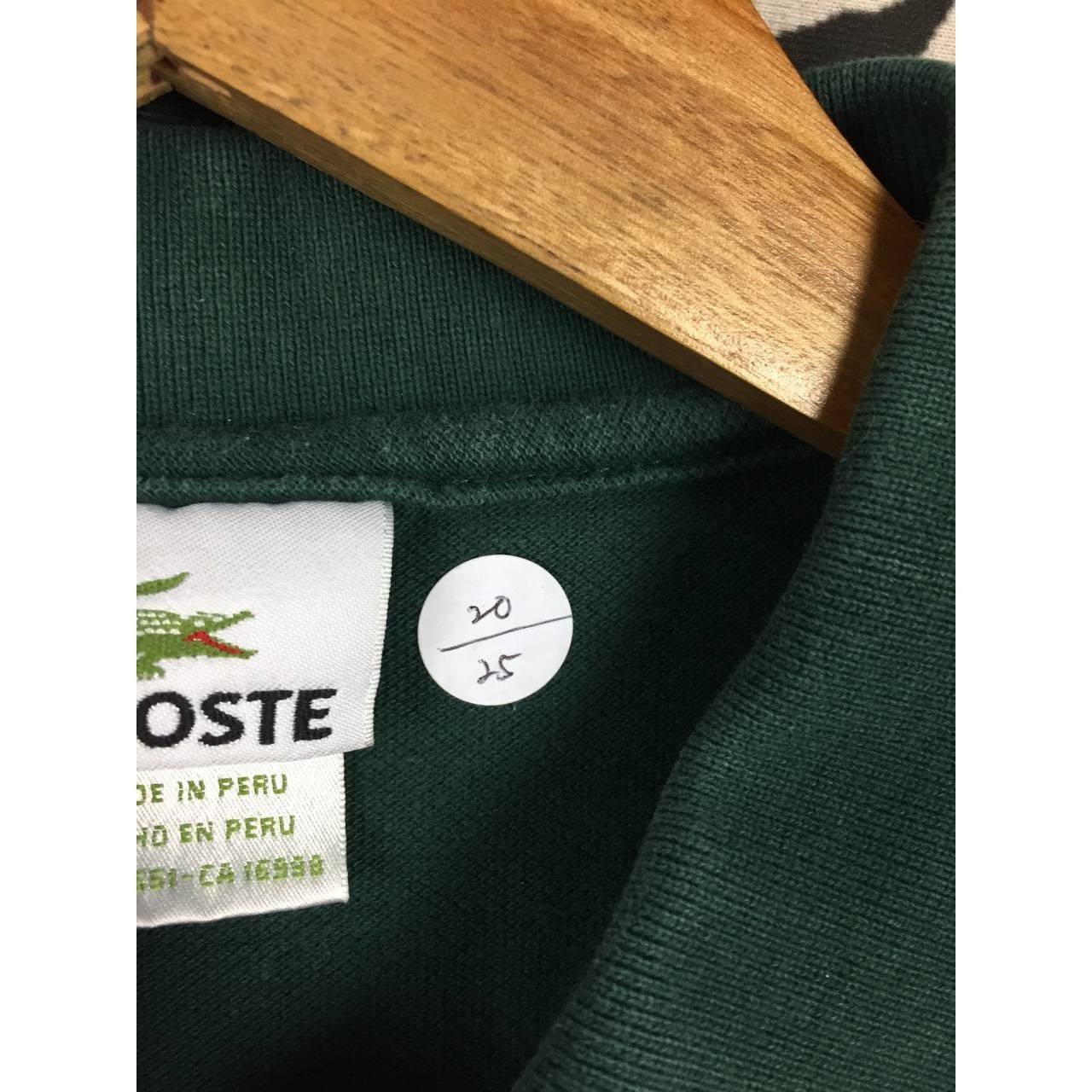Lacoste Vtg Lacoste Made In Peru Small Logo Casual Polo Tee Size US M / EU 48-50 / 2 - 11 Thumbnail