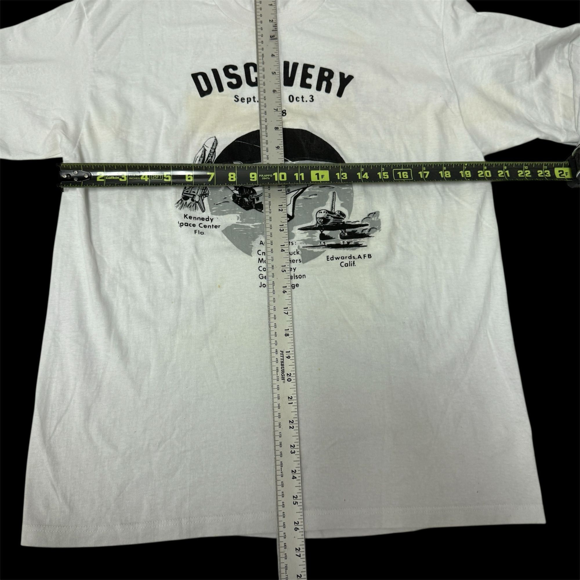 Other Discovery 1988 Kennedy SPACE CENTER Astronauts Shuttle 50/50 Size US XL / EU 56 / 4 - 4 Thumbnail