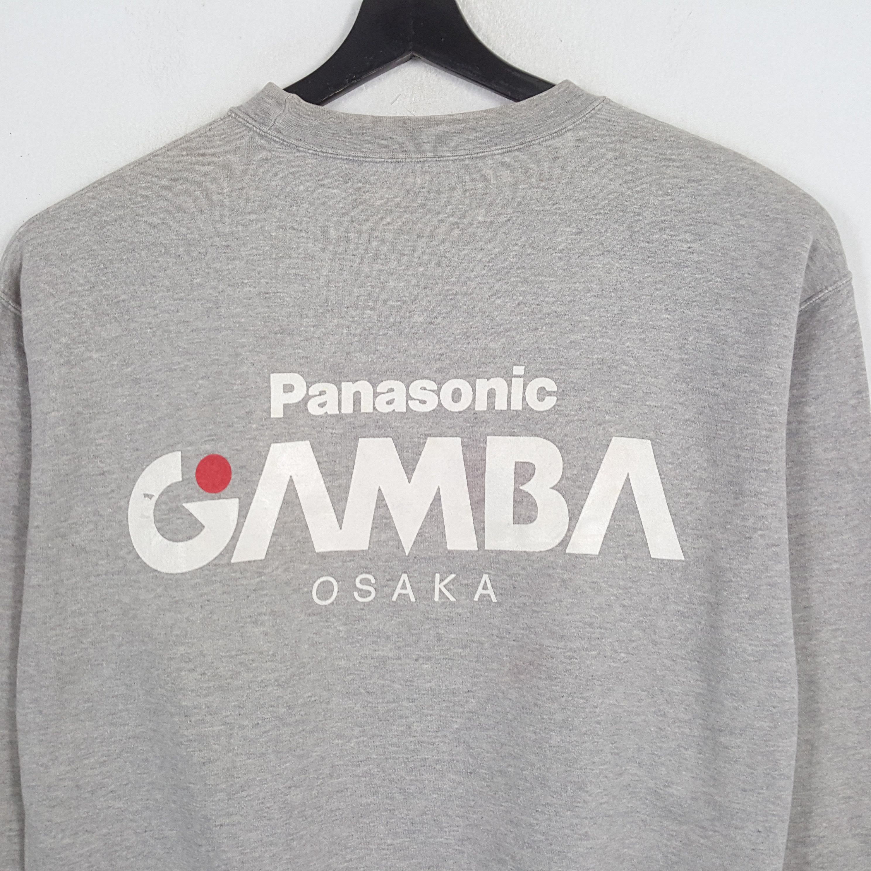 Japanese Brand × Vintage PANASONIC GAMBA OSAKA Soccer Football Style Sweatshirt Size US L / EU 52-54 / 3 - 4 Thumbnail