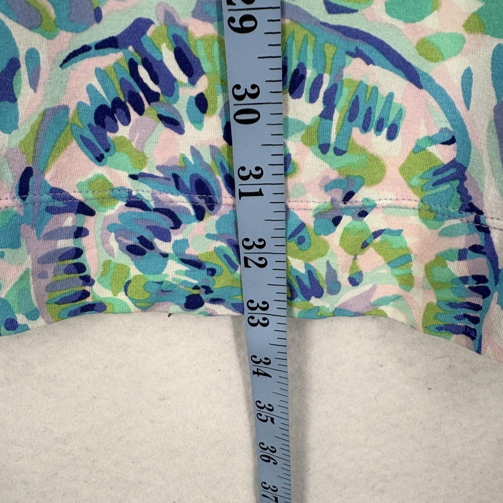 Lilly Pulitzer Lilly Pulitzer Dress Womens XS Blue Green Floral 3/4 Sleeve Shift Preppy Sophie Size XS / US 0-2 / IT 36-38 - 7 Thumbnail