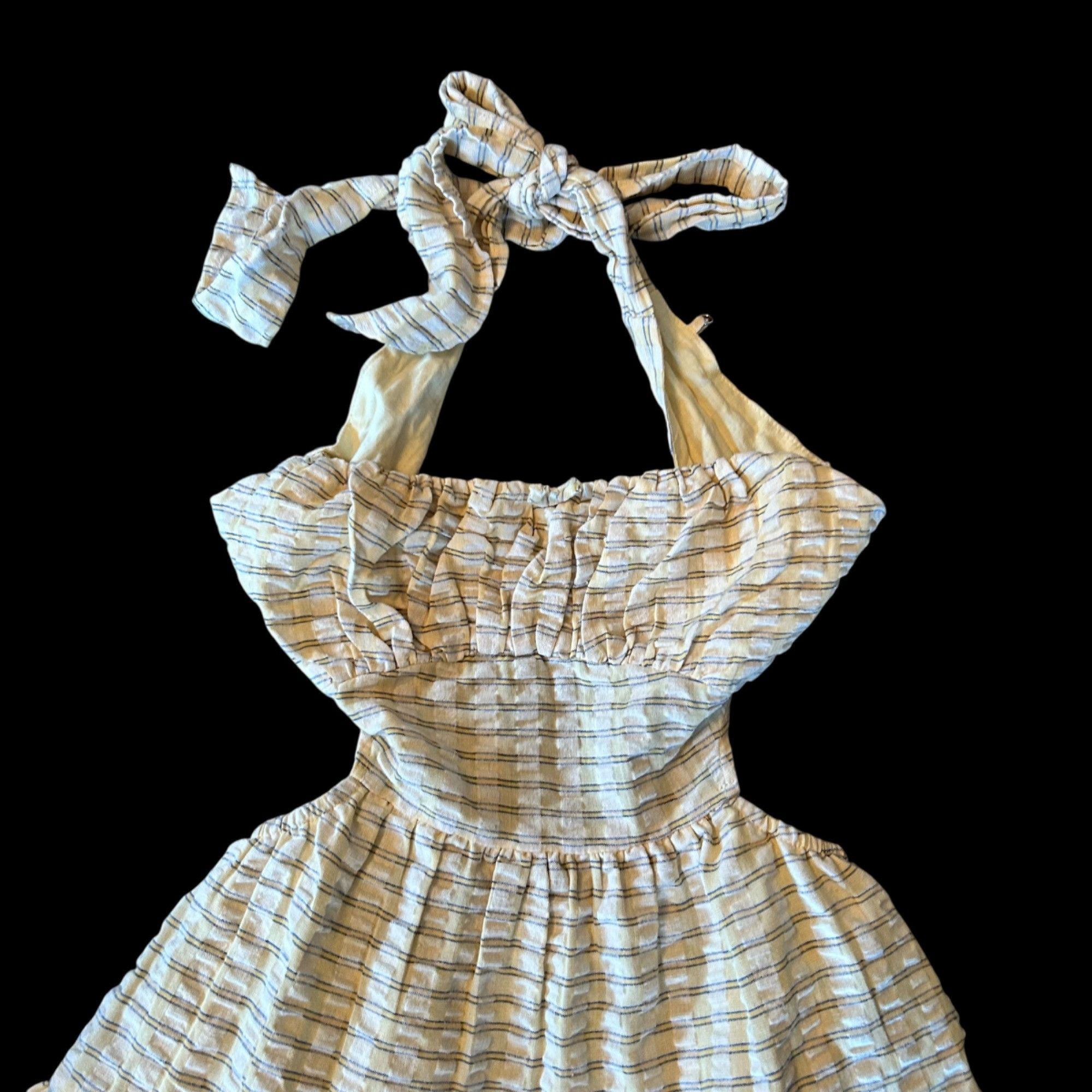 Other Cotton Candy LA Pinafore Style Cottagecore Fully Lined Strap Size S / US 4 / IT 40 - 7 Thumbnail