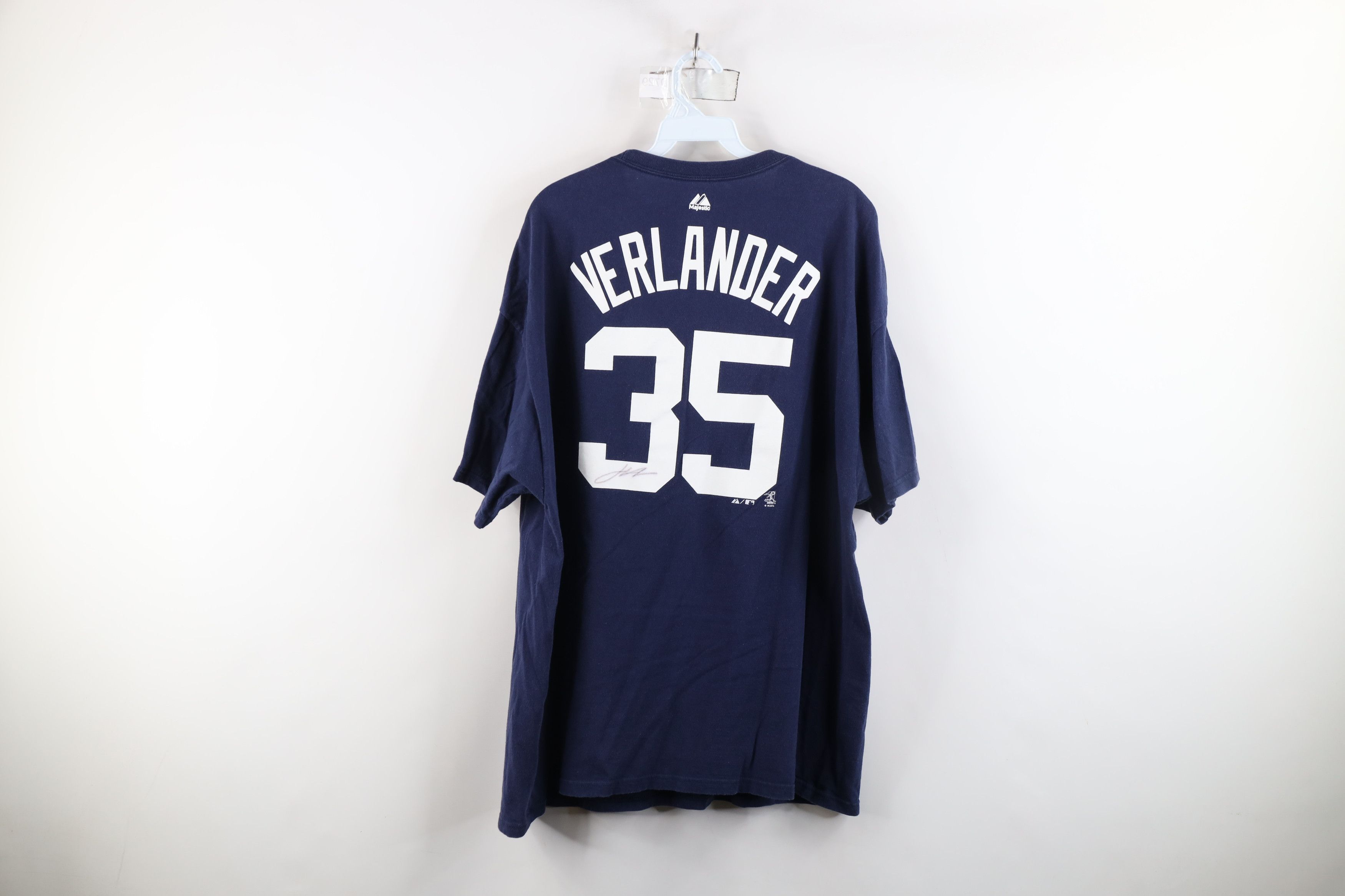 Majestic × Vintage Vintage Majestic Verlander Tigers Baseball Jersey Shirt Size US XXL / EU 58 / 5 - 13 Thumbnail