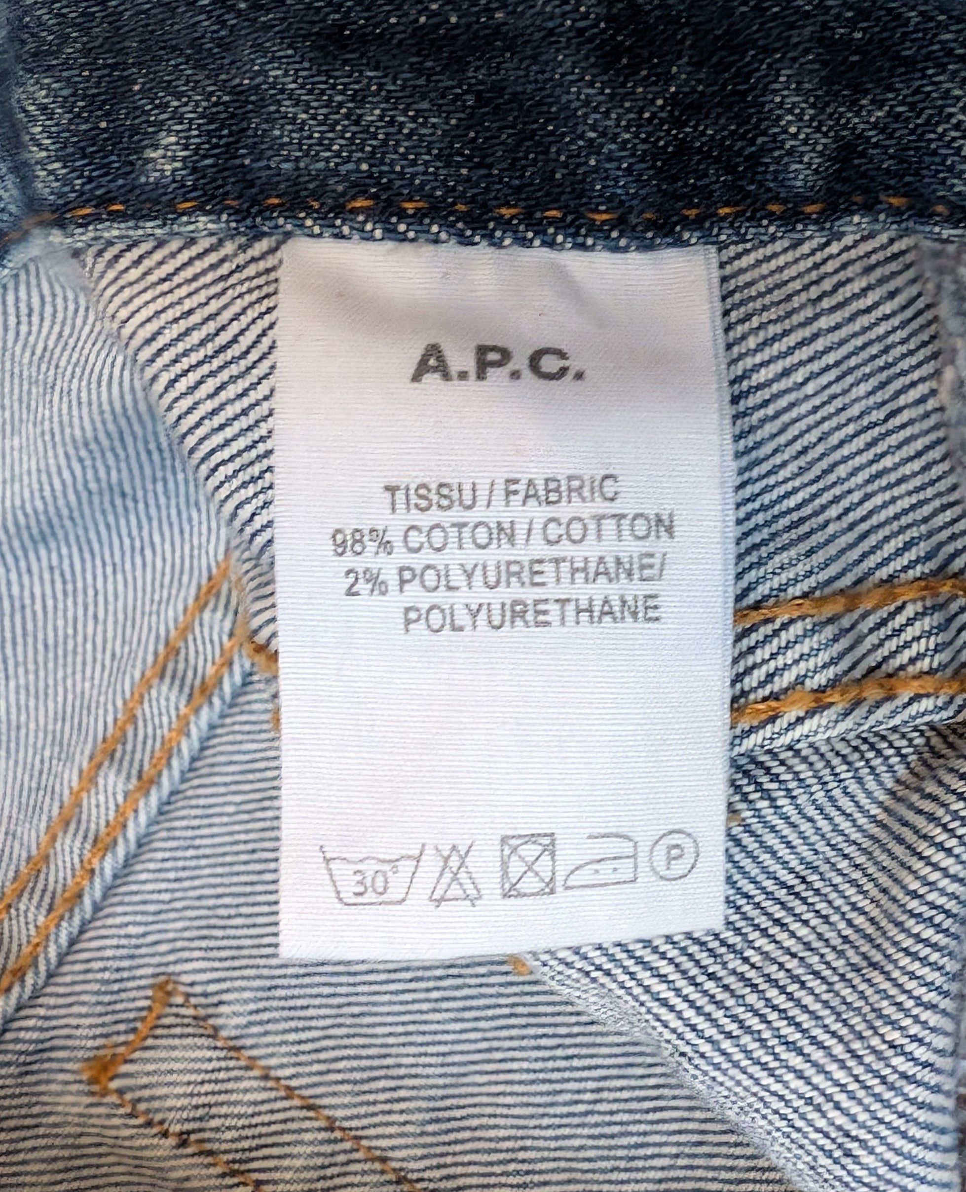 A.P.C. × Kid Cudi A.P.C. x Kid Cudi "Dream On" Petit Standard Raw Denim Jeans Size US 35 - 4 Thumbnail