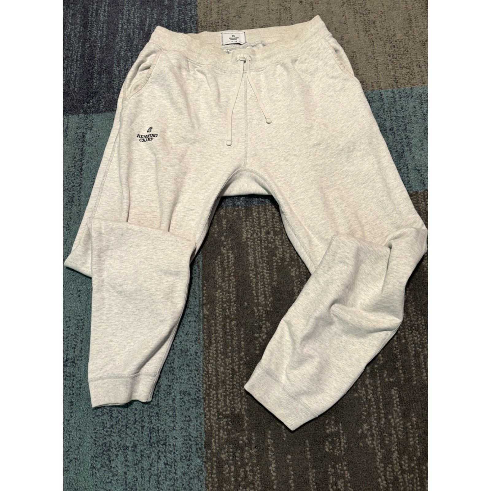 Reigning Champ VINTAGE Reigning Champ Midweight Terry Slim Sweatpant in Grey Size XL Size US 36 / EU 52 - 2 Thumbnail