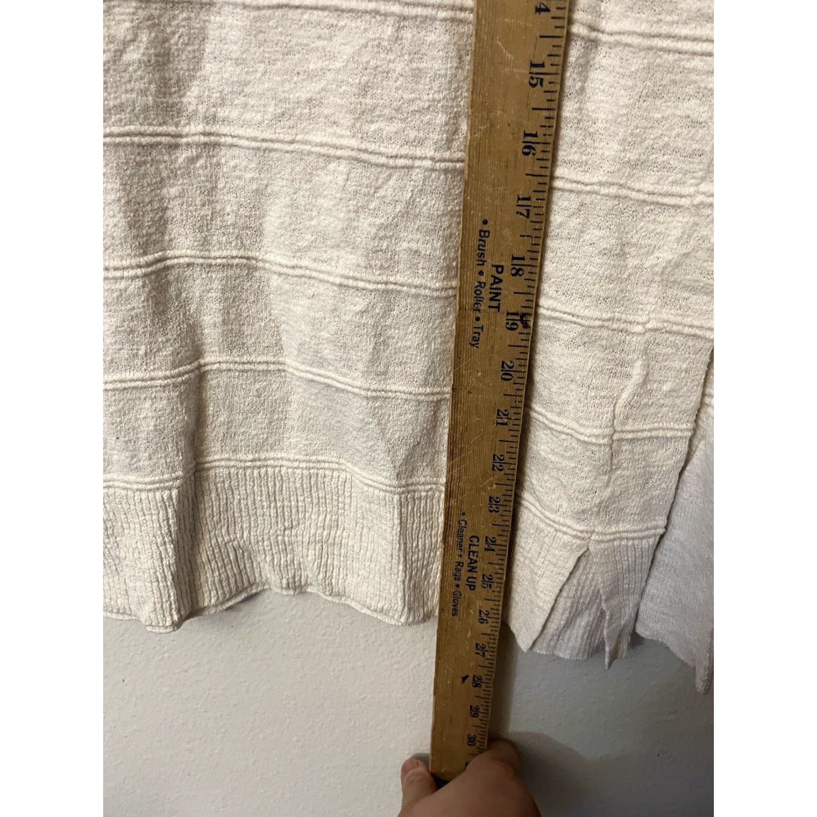 Loft LOFT Sweater Pullover Womens XS Ivory Long Sleeve Round Neck knit Cotton Regular City Classic Preppy Modern Casual Workwear Mens Women Girls Size XS / US 0-2 / IT 36-38 - 4 Thumbnail