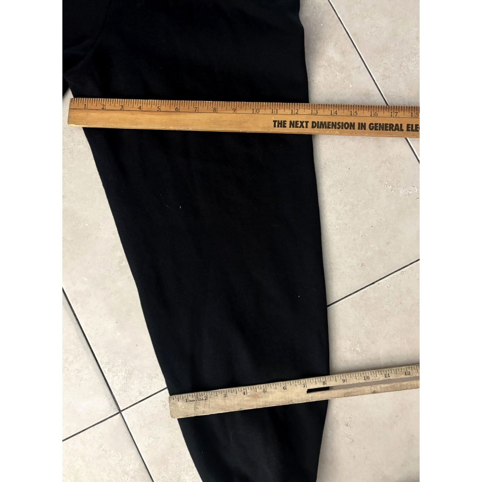 Vintage PINK Victoria's Secret Sweatpants Womens M Black Fleece Jogger Pockets Size 32" / US 10 / IT 46 - 8 Thumbnail