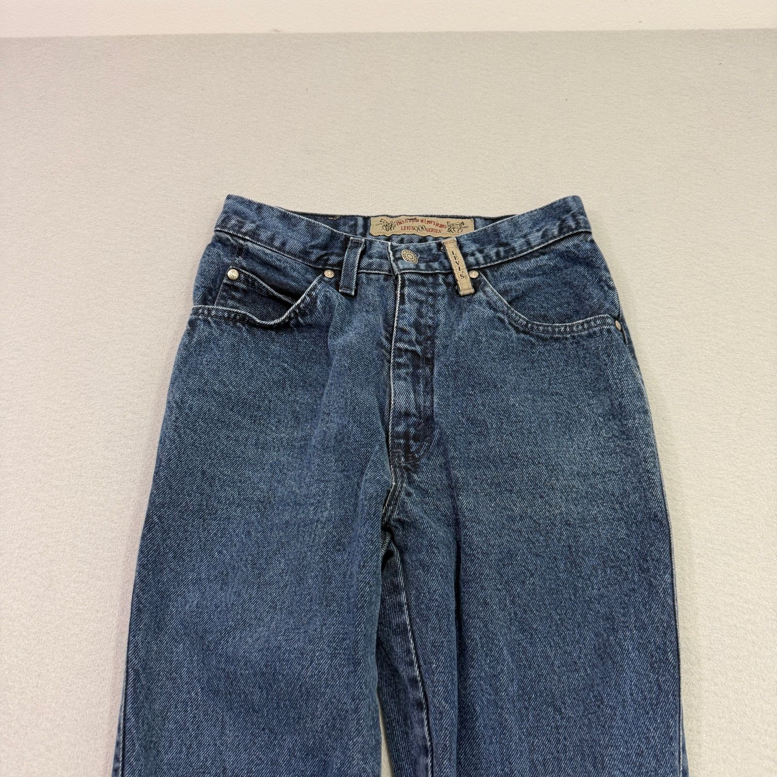 Vintage Vintage Levis 900 Jeans Women's 7 (26x32) Blue Mom High Rise Size 26" / US 2 / IT 38 - 3 Thumbnail
