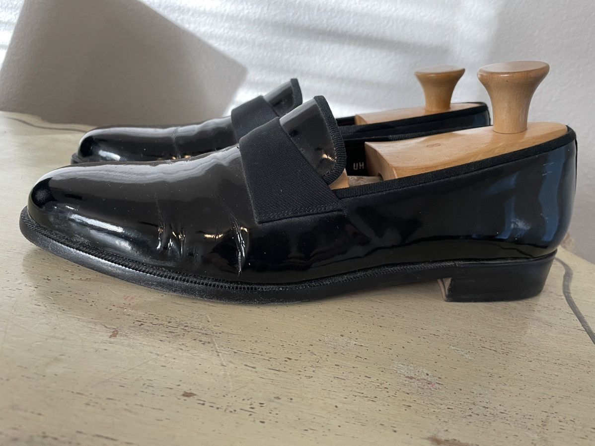 Salvatore Ferragamo Grosgrain Vamp Patent Formal Loafer Size US 9.5 / EU 42-43 - 3 Thumbnail