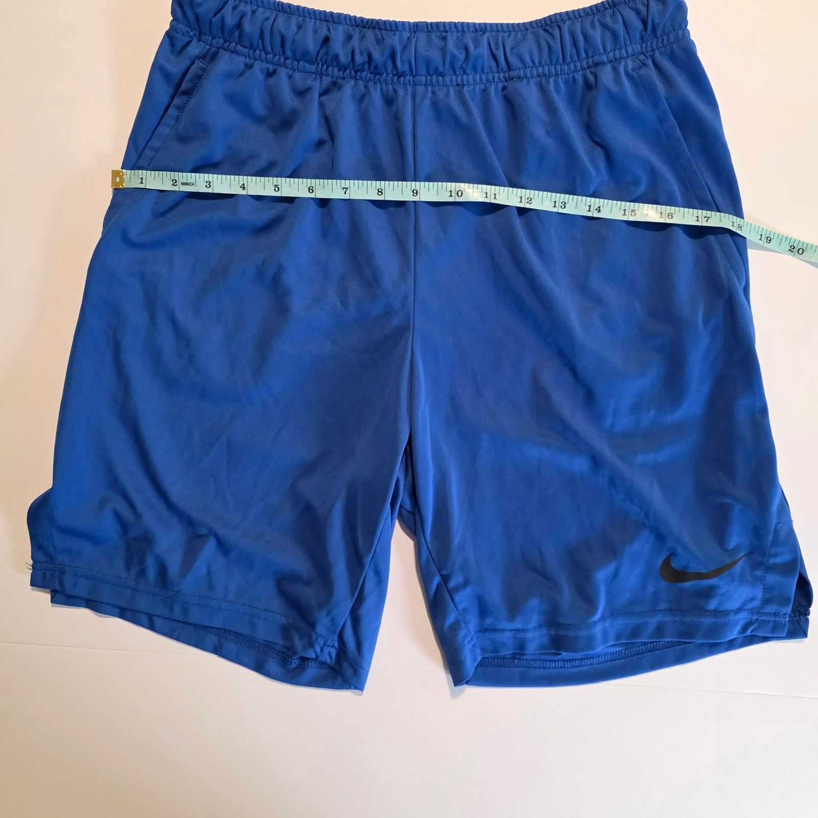 Nike Nike Dri Fit Athletic Shorts Mens Medium Blue Running Shorts Size US 33 - 2 Thumbnail