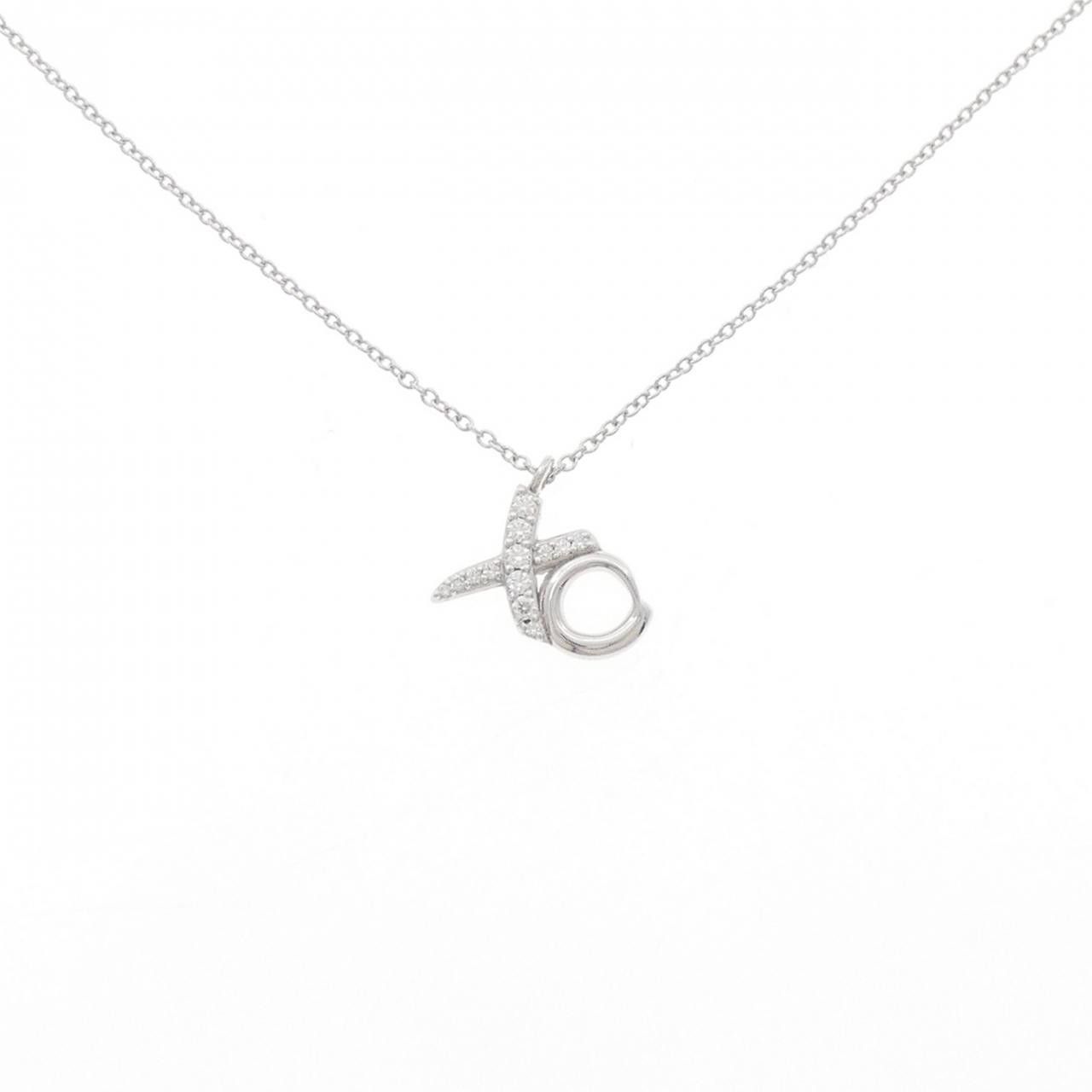 Tiffany & Co. Tiffany & Co. Tiffany & Co. 750 White Gold Diamond Necklace Calfskin Necklace DUTY FREE for USA Size ONE SIZE - 1 Thumbnail