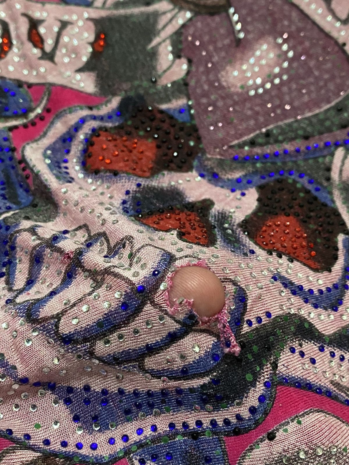 Christian Audigier Y2k Ed Hardy Love Kills Slowly Rhinestone Tank Top Size S / US 4 / IT 40 - 11 Thumbnail