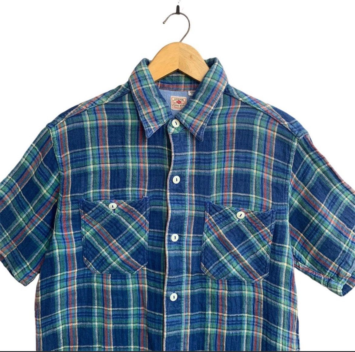 Japanese Brand × Sugar Cane × Toyo Enterprises Sugarcane Flannel Shirt Size US M / EU 48-50 / 2 - 2 Thumbnail