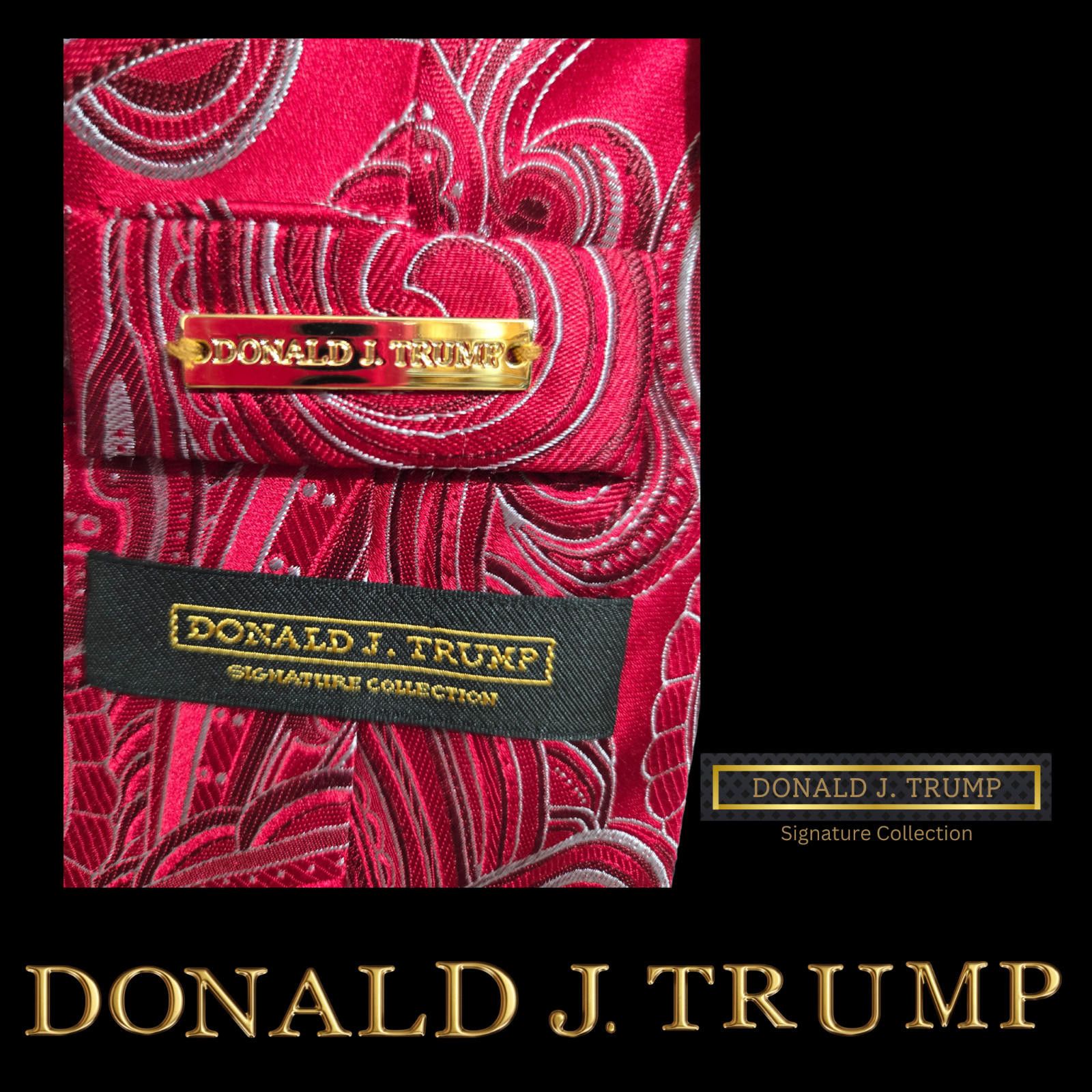 Designer NEW Donald J. Trump Signature Collection Necktie Paisley Size ONE SIZE - 4 Thumbnail