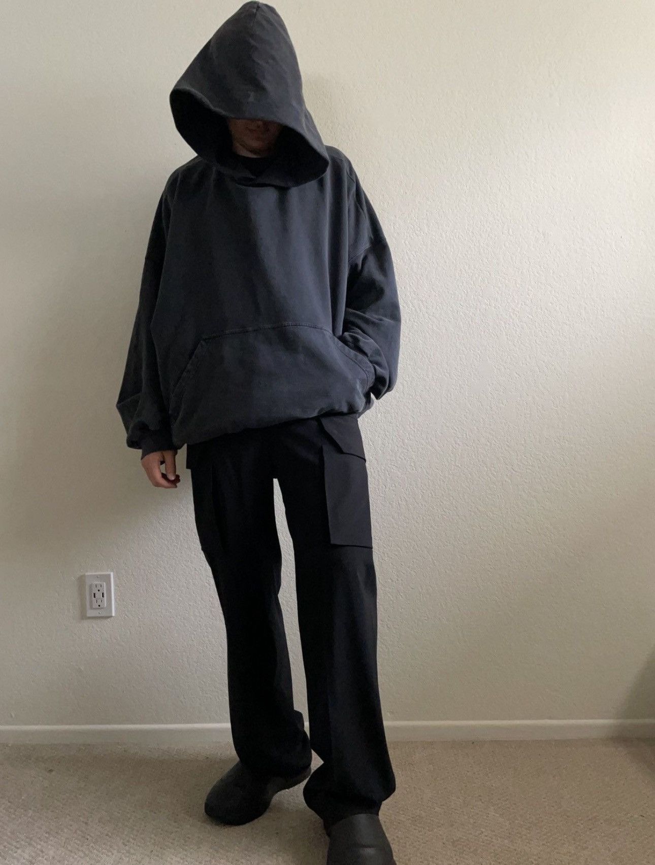 Balenciaga Balenciaga FW22 Sporty B Oversized Washed Pullover Hoodie Size US L / EU 52-54 / 3 - 13 Thumbnail