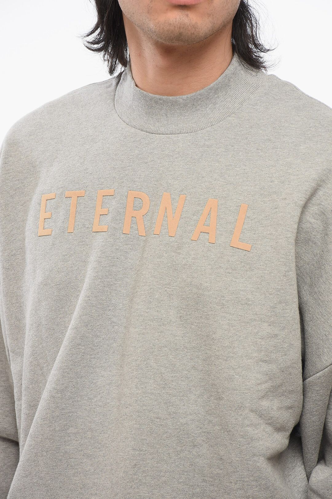 Fear of God og1mm0825 Brushed Cotton Eternal Sweatshirt in Grey Size US XS / EU 42 / 0 - 3 Thumbnail