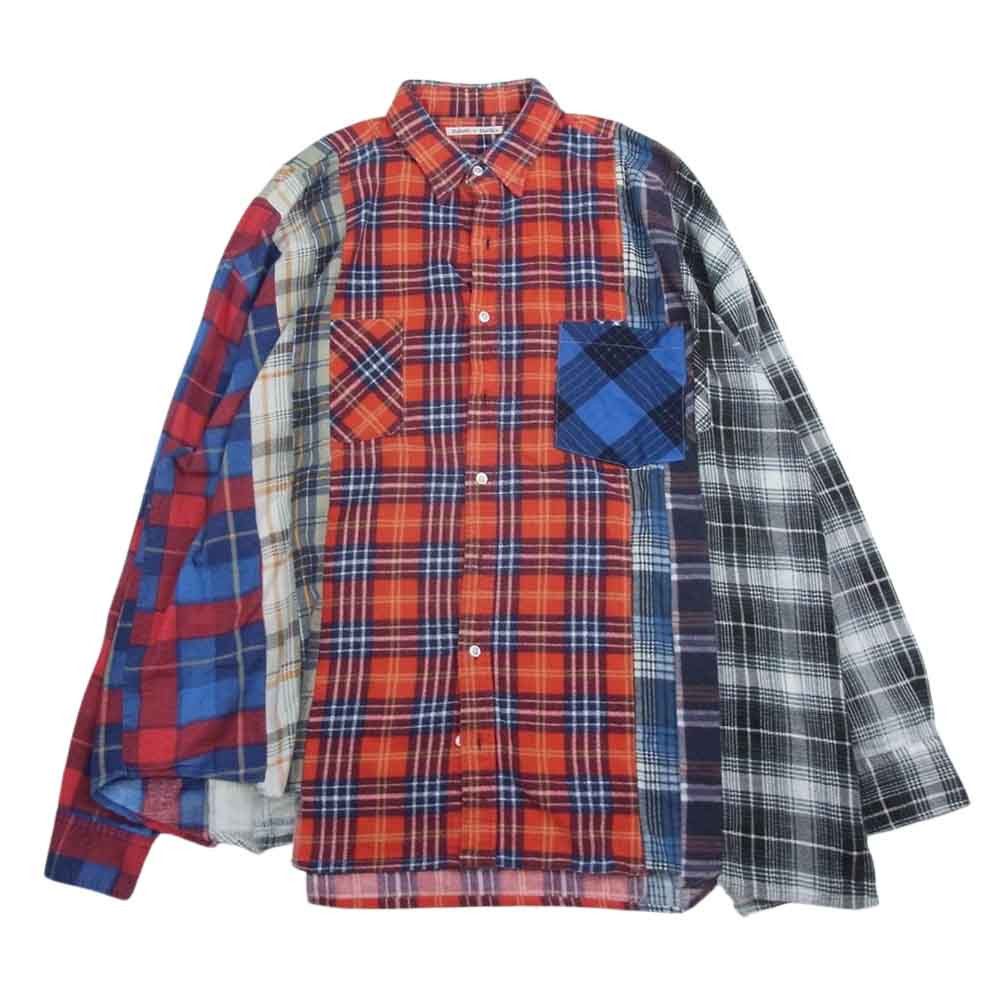 Shirt Reconstructed Flannel Checkered Multicolor