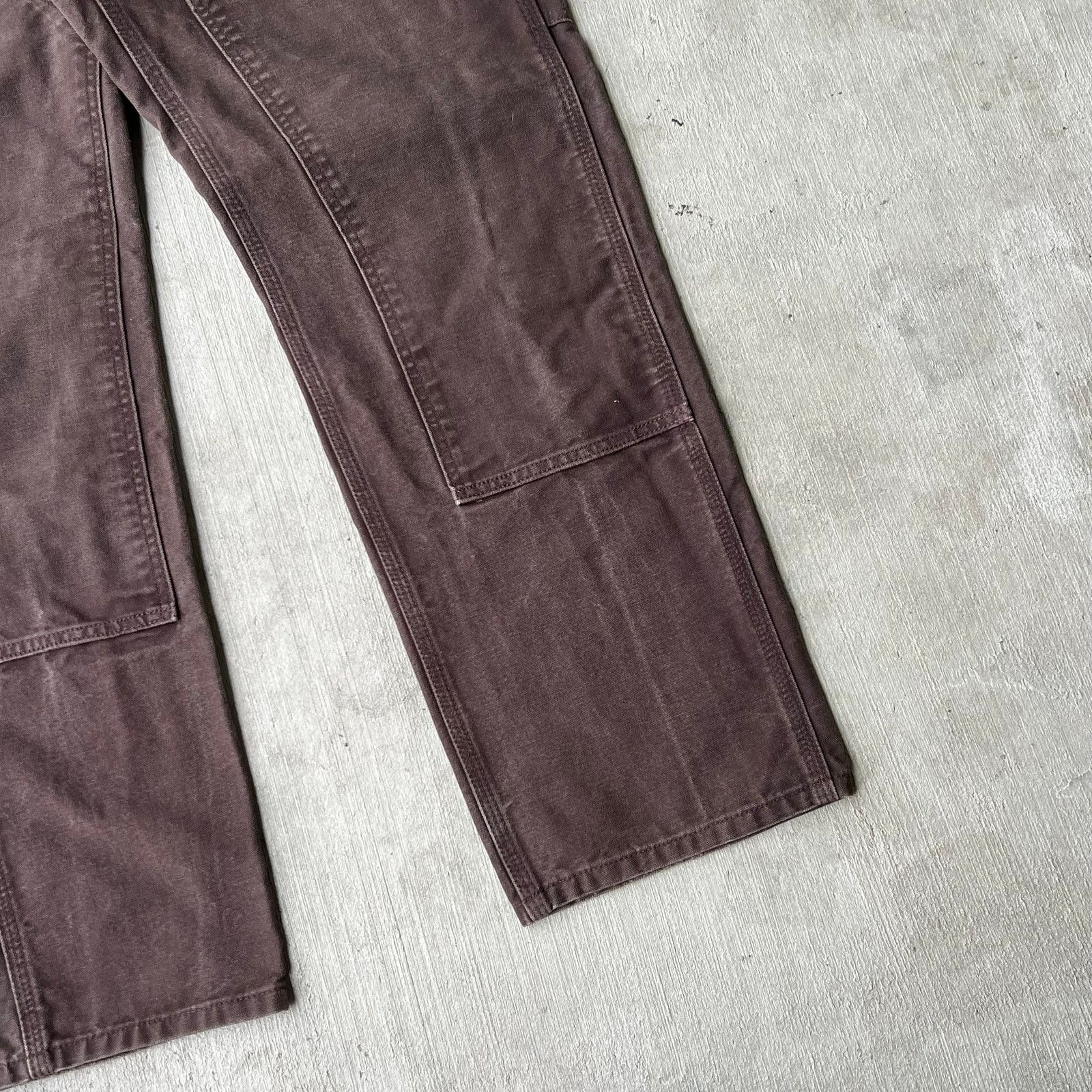 Carhartt × Vintage Carhartt brown double knee work wear carpenter pants Size US 31 - 3 Thumbnail
