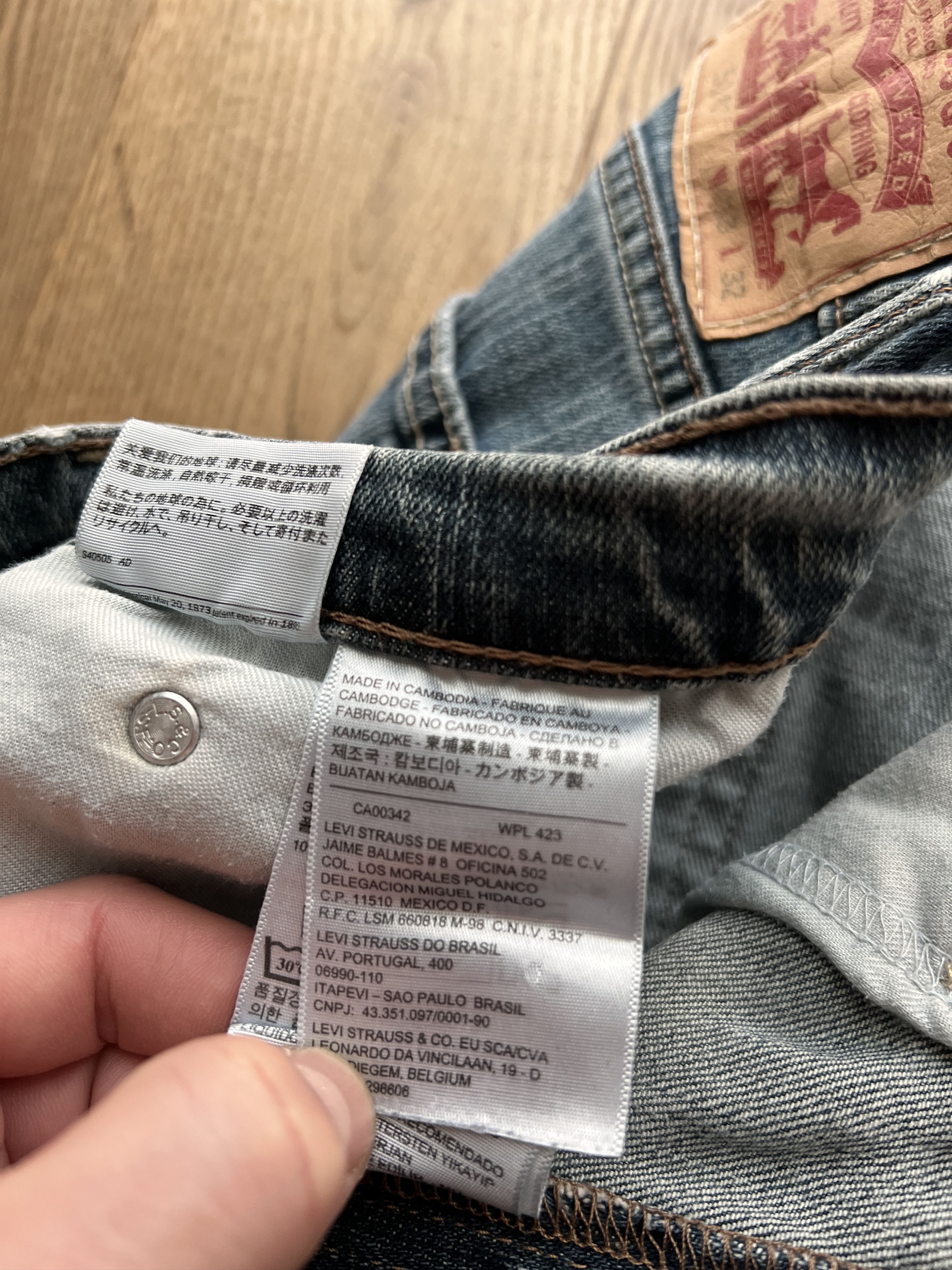 Levi's Y2K Levis vintage retro denim avant garde opium rare hype 33 Size US 33 - 12 Thumbnail