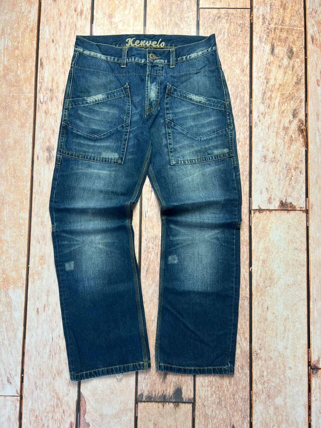 Other Kenvelo vintage avant garde distressed jeans Size US 34 / EU 50 - 1 Thumbnail