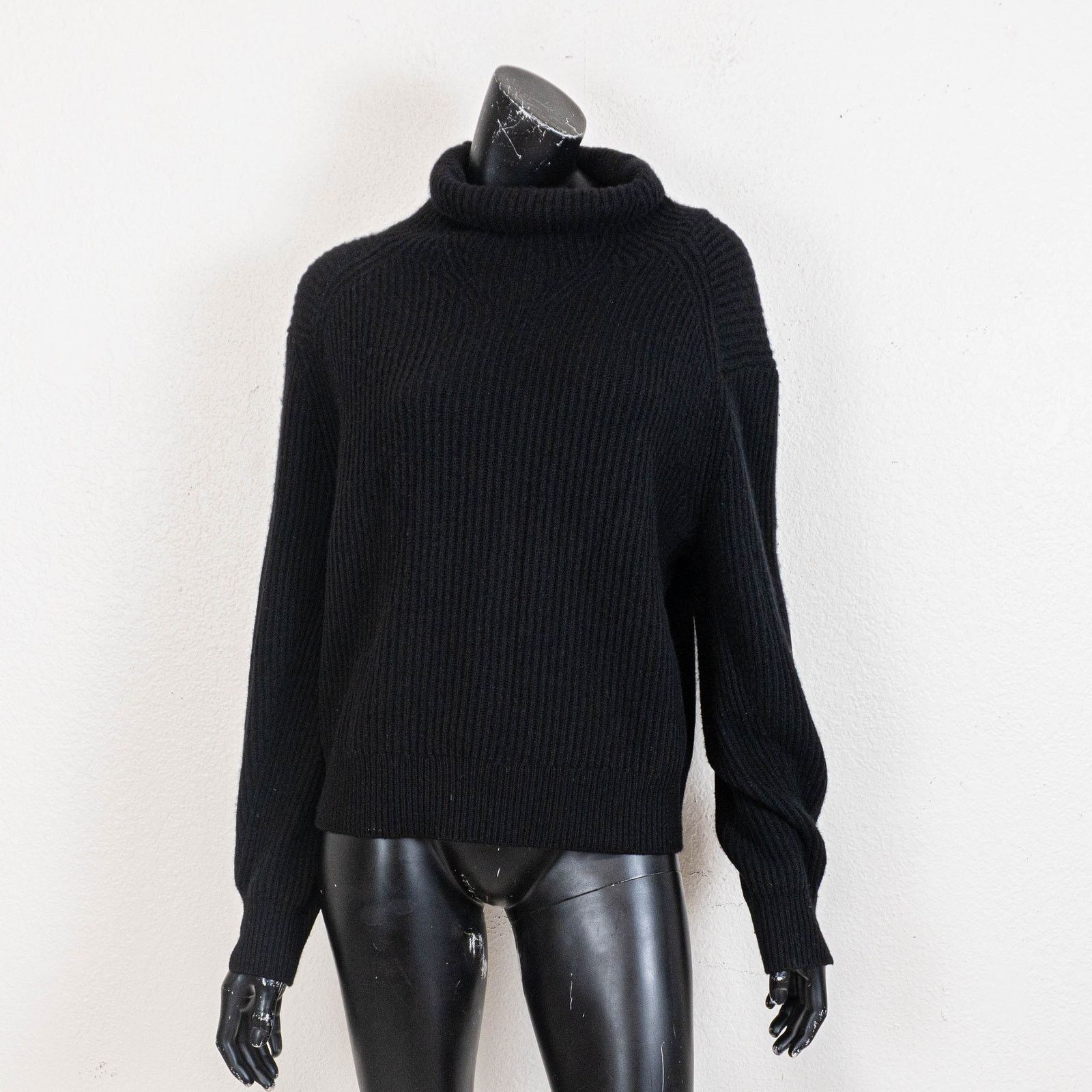 Rag & Bone Rag & Bone Cashmere Ribbed Turtleneck Sweater Black sz Small Size S / US 4 / IT 40 - 2 Thumbnail