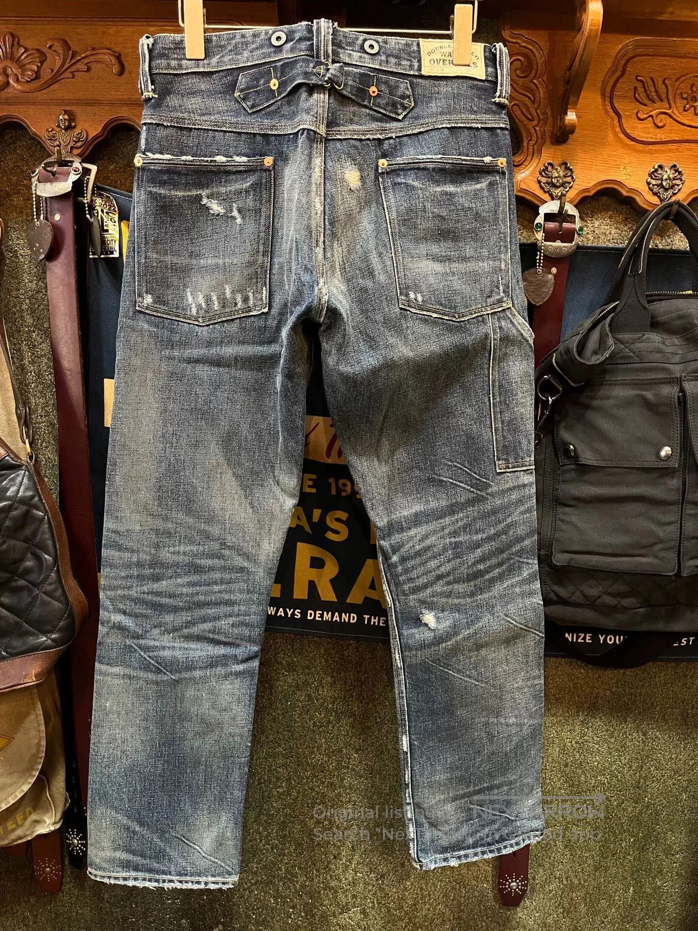 RRL Ralph Lauren vintage distressed denim jeans RRL. Size US 29 - 2 Thumbnail