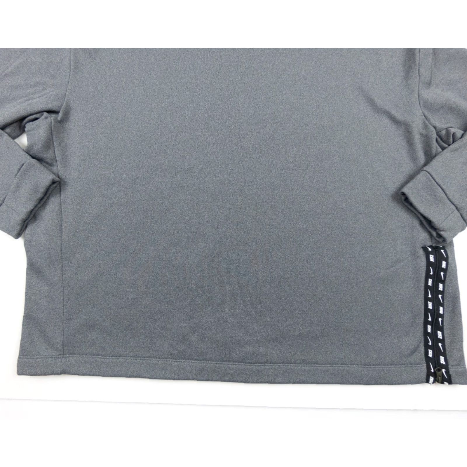 Nike Nike Womens XLarge Gray Funnel Neck Pullover Sweatshirt Casual Outdoor Size XL / US 12-14 / IT 48-50 - 3 Thumbnail